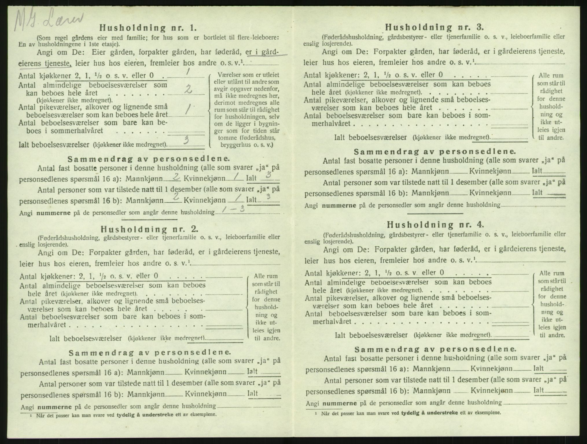 SAKO, 1920 census for Lardal, 1920, p. 676