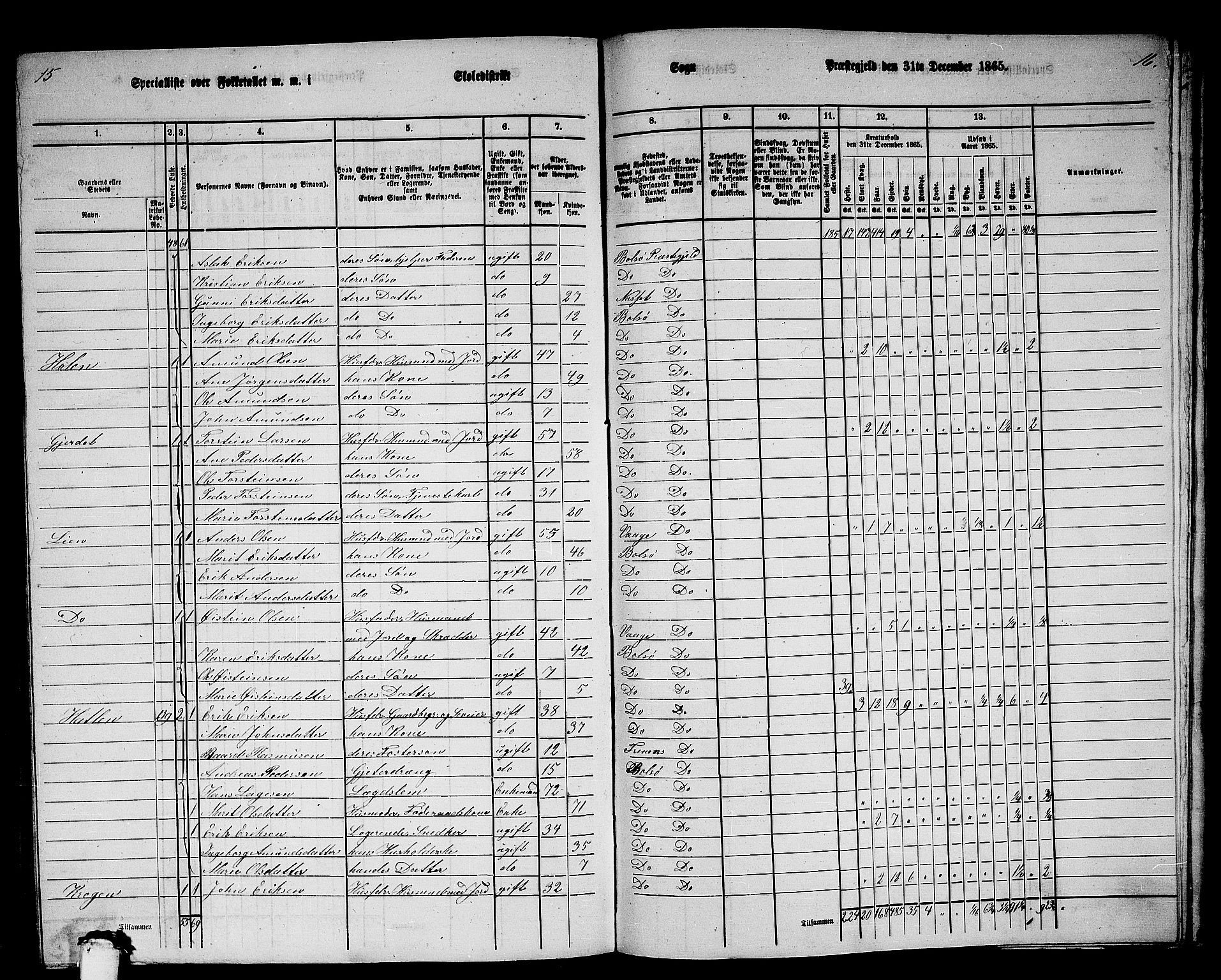 RA, 1865 census for Bolsøy, 1865, p. 118