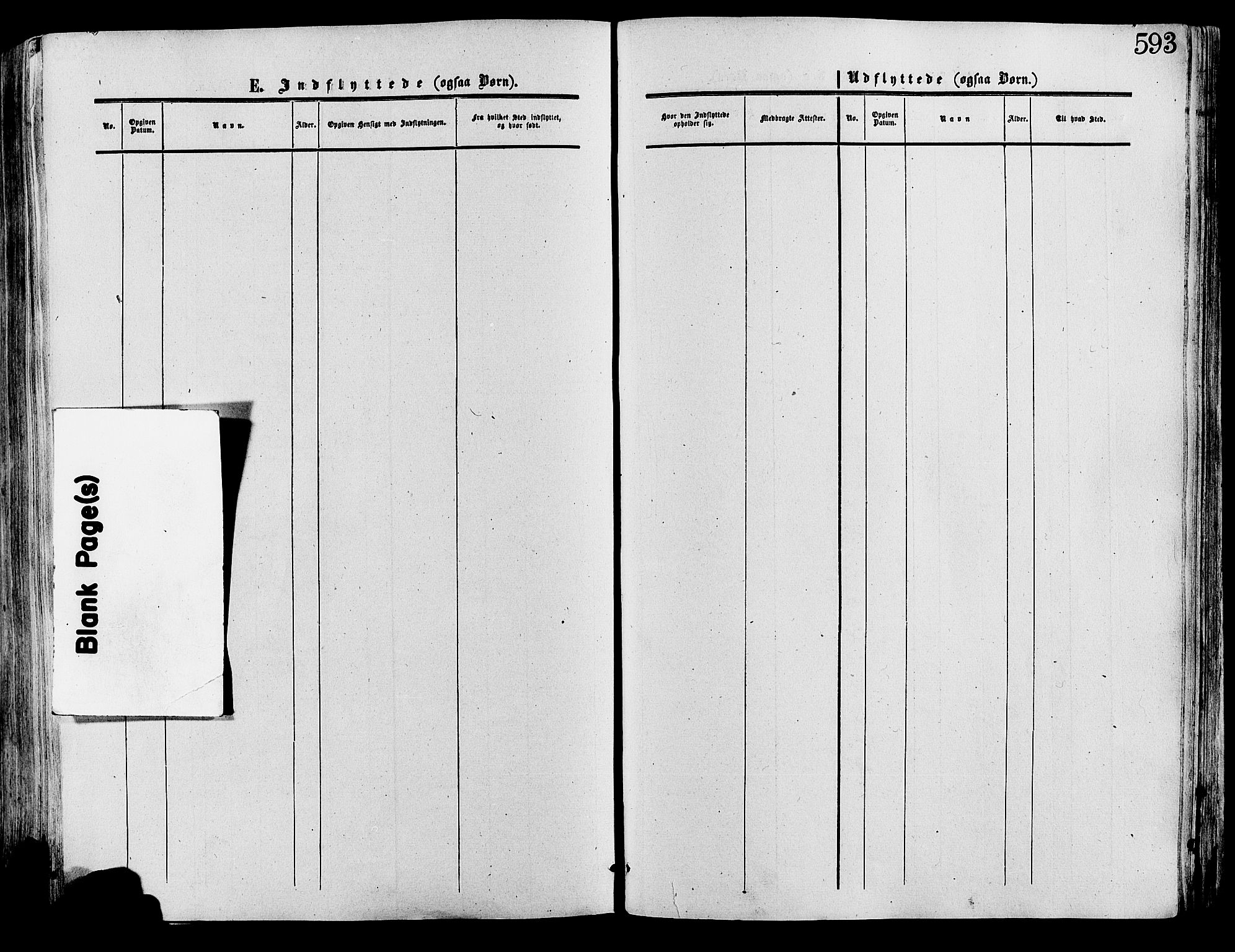 Lesja prestekontor, SAH/PREST-068/H/Ha/Haa/L0008: Parish register (official) no. 8, 1854-1880, p. 593