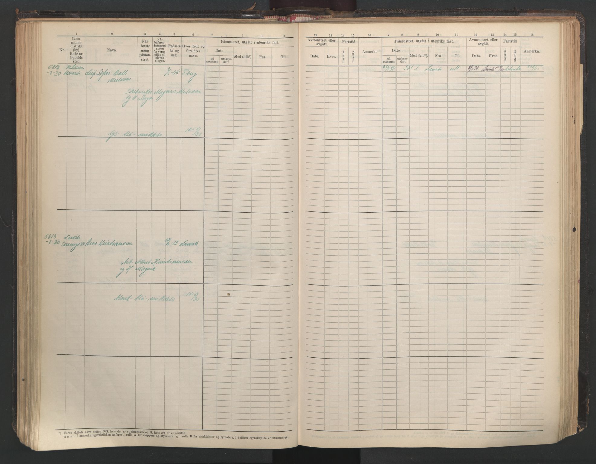 Larvik innrulleringskontor, AV/SAKO-A-787/F/Fc/L0013: Hovedrulle, 1926-1946, p. 209