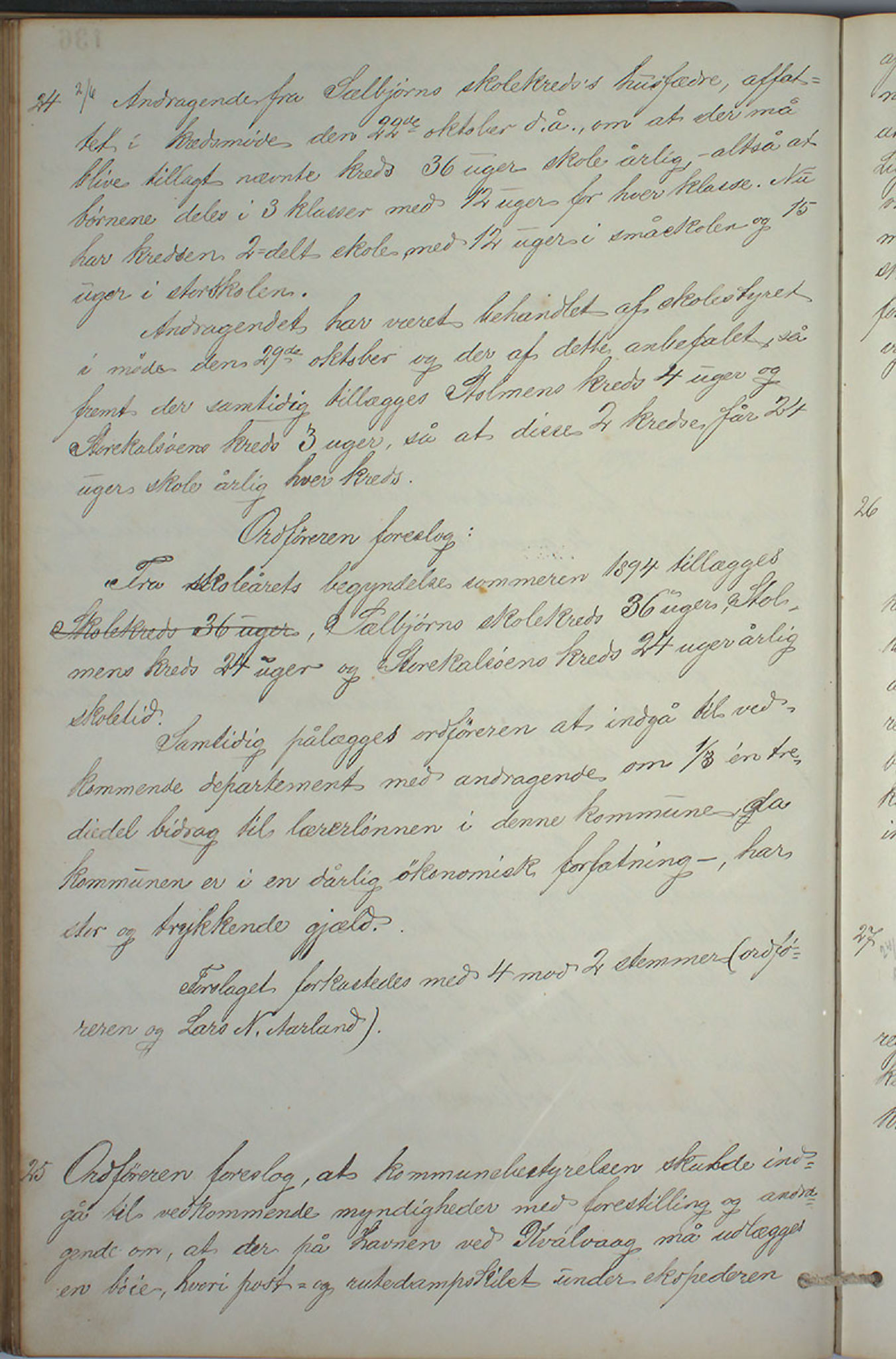 Austevoll kommune. Formannskapet, IKAH/1244-021/A/Aa/L0001: Forhandlingsprotokoll for heradstyret, 1886-1900, p. 273