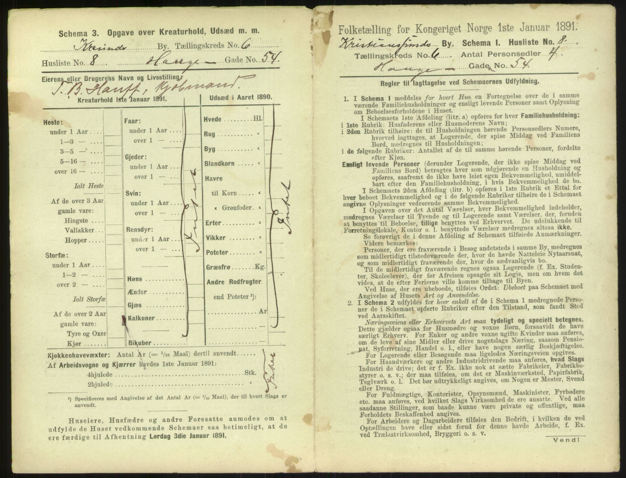 RA, 1891 census for 1503 Kristiansund, 1891, p. 550