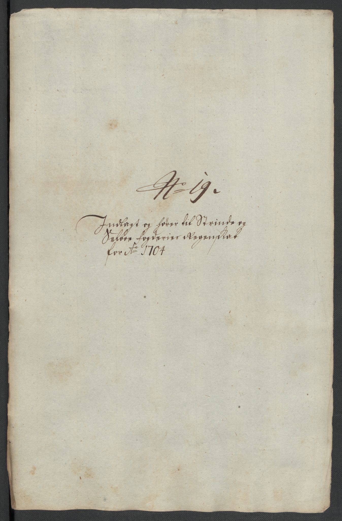 Rentekammeret inntil 1814, Reviderte regnskaper, Fogderegnskap, AV/RA-EA-4092/R61/L4109: Fogderegnskap Strinda og Selbu, 1704-1706, p. 201