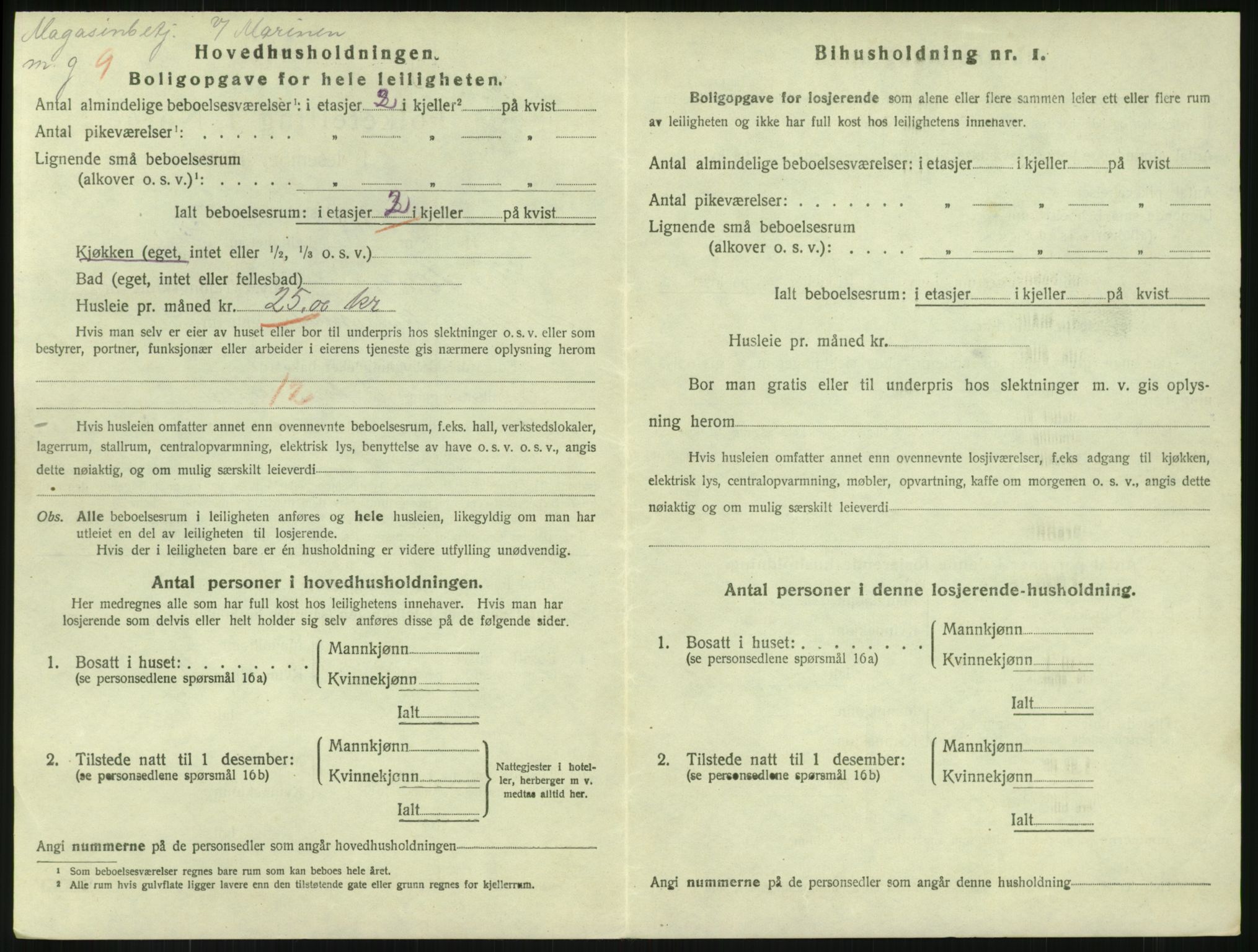 SAKO, 1920 census for Horten, 1920, p. 4500