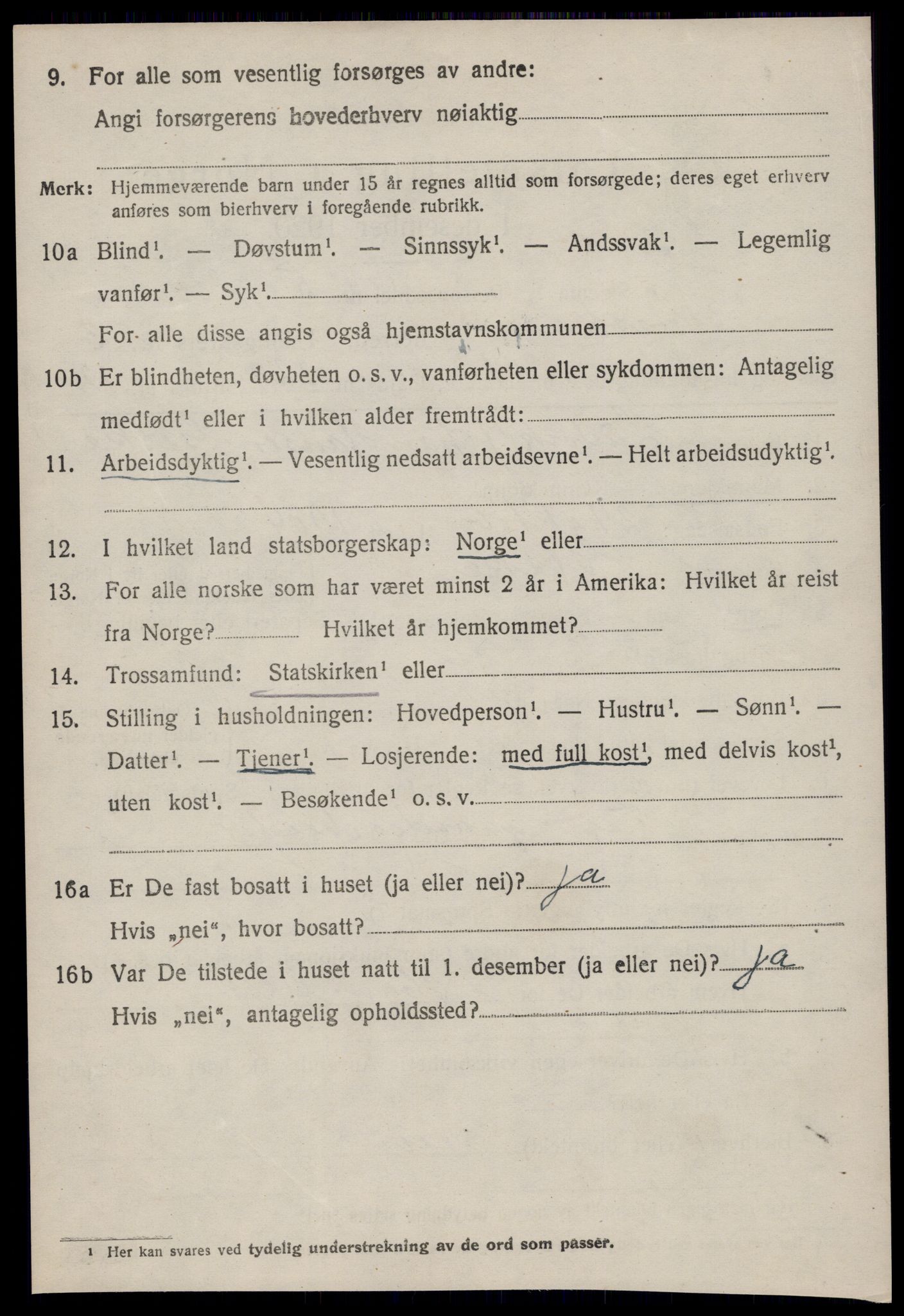SAT, 1920 census for Giske, 1920, p. 1659