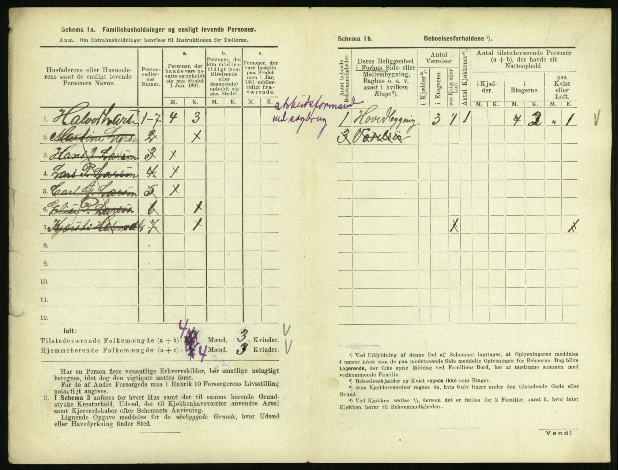 RA, 1891 census for 0805 Porsgrunn, 1891, p. 792