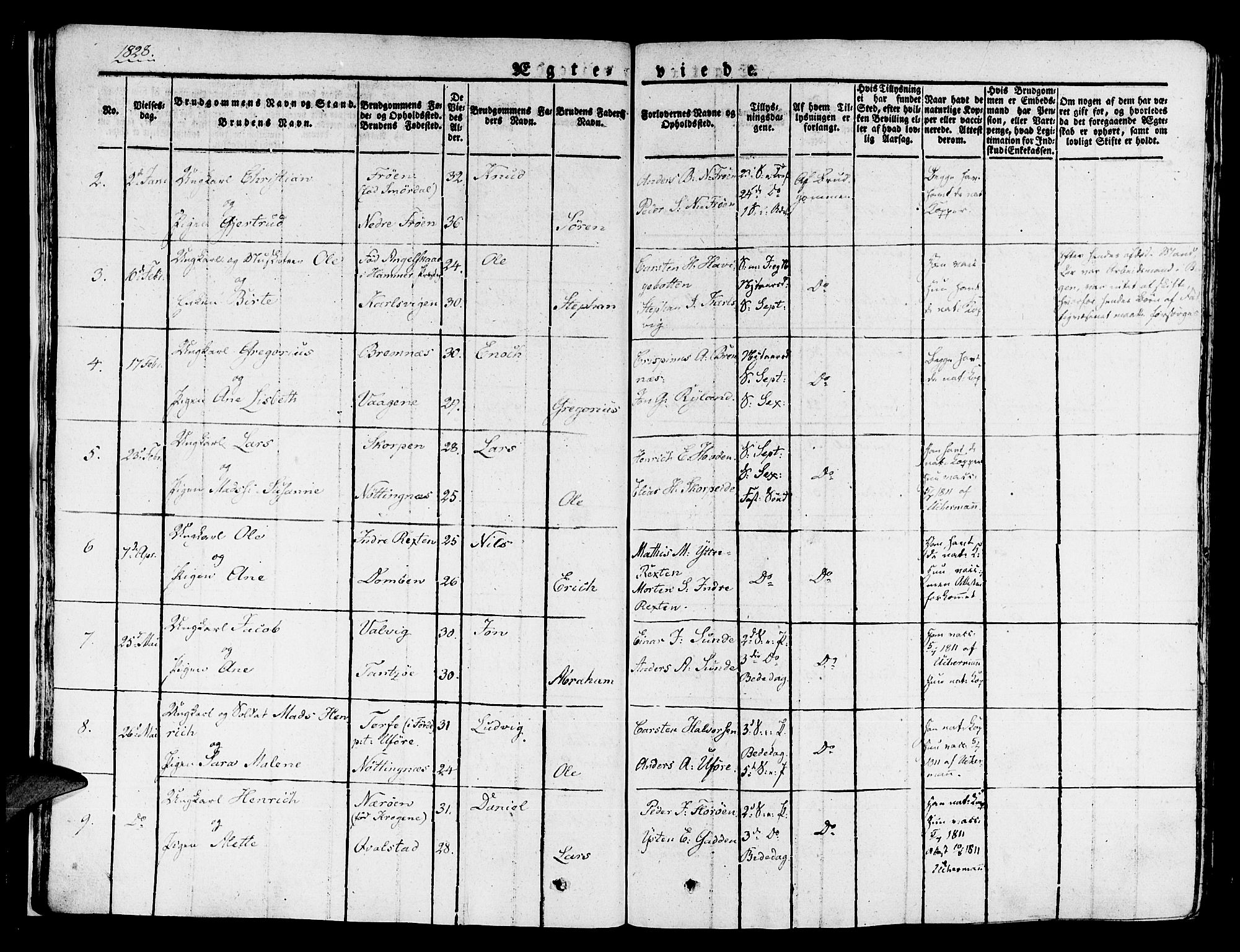 Kinn sokneprestembete, AV/SAB-A-80801/H/Haa/Haaa/L0004/0002: Parish register (official) no. A 4II, 1822-1840, p. 22