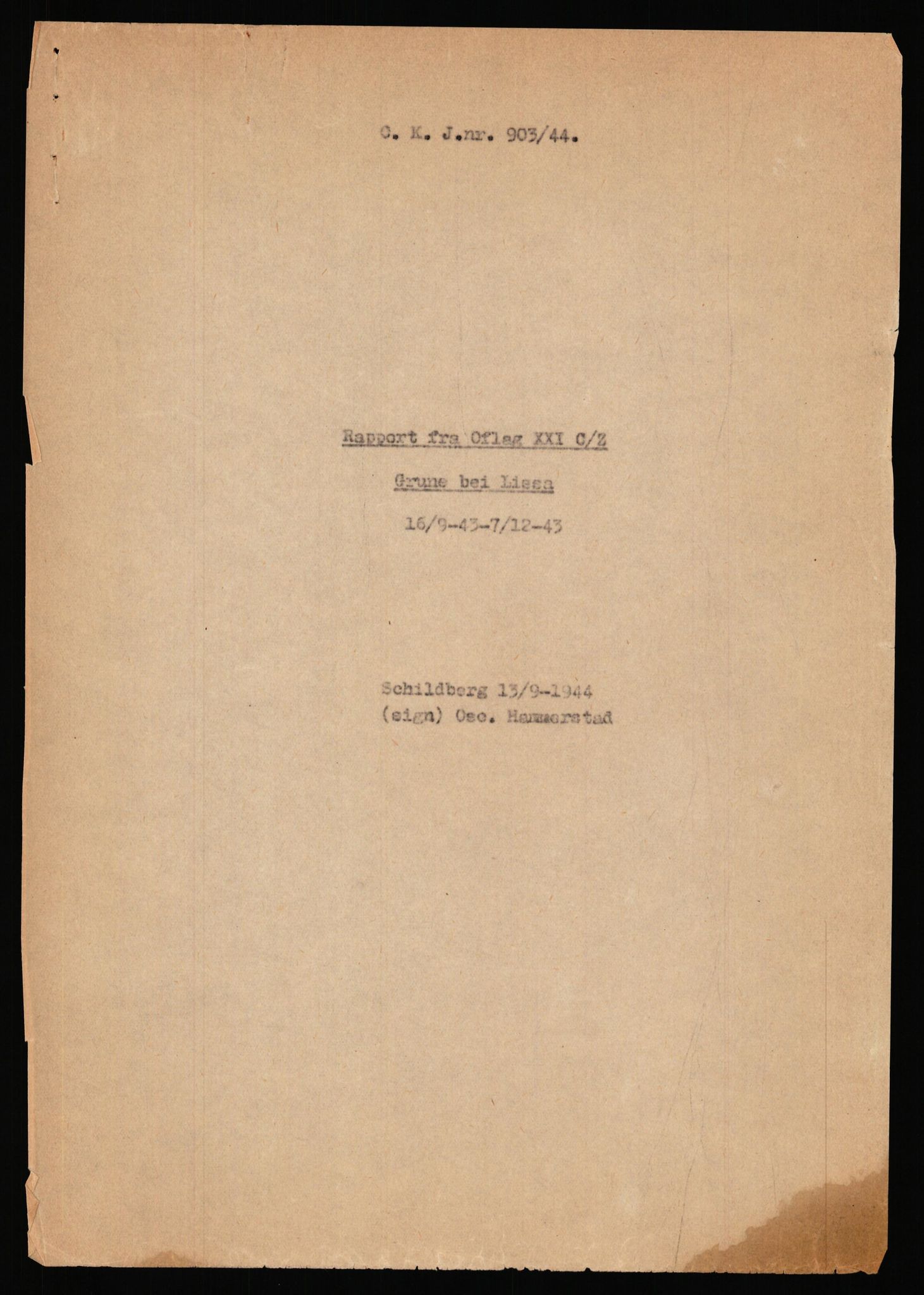 Forsvaret, Forsvarets krigshistoriske avdeling, AV/RA-RAFA-2017/Y/Yf/L0203: II-C-11-2105  -  Norske offiserer i krigsfangenskap, 1940-1948, p. 644