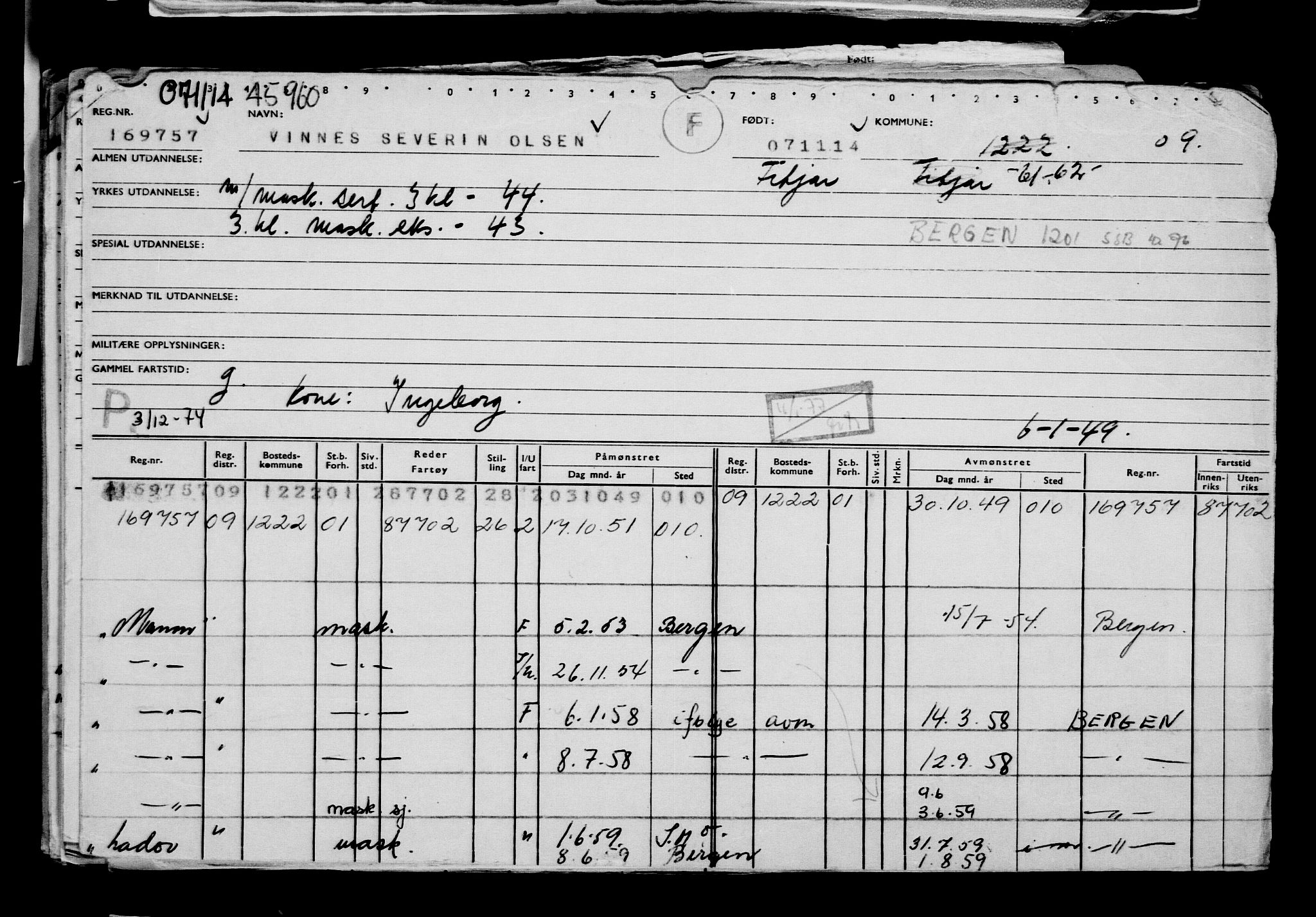 Direktoratet for sjømenn, AV/RA-S-3545/G/Gb/L0125: Hovedkort, 1914, p. 114