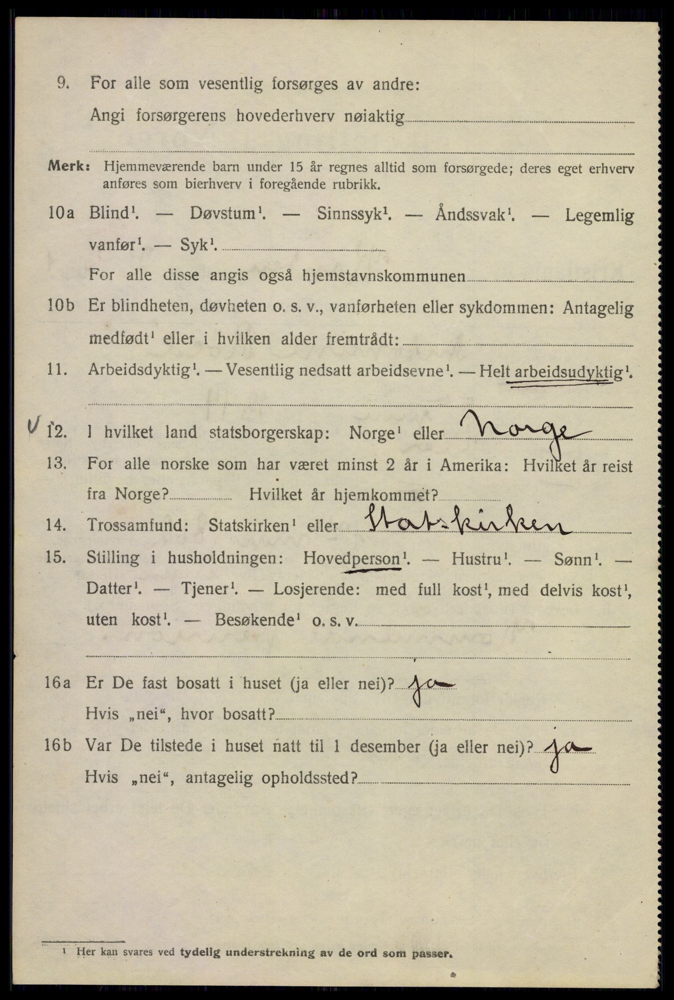 SAO, 1920 census for Kristiania, 1920, p. 327138