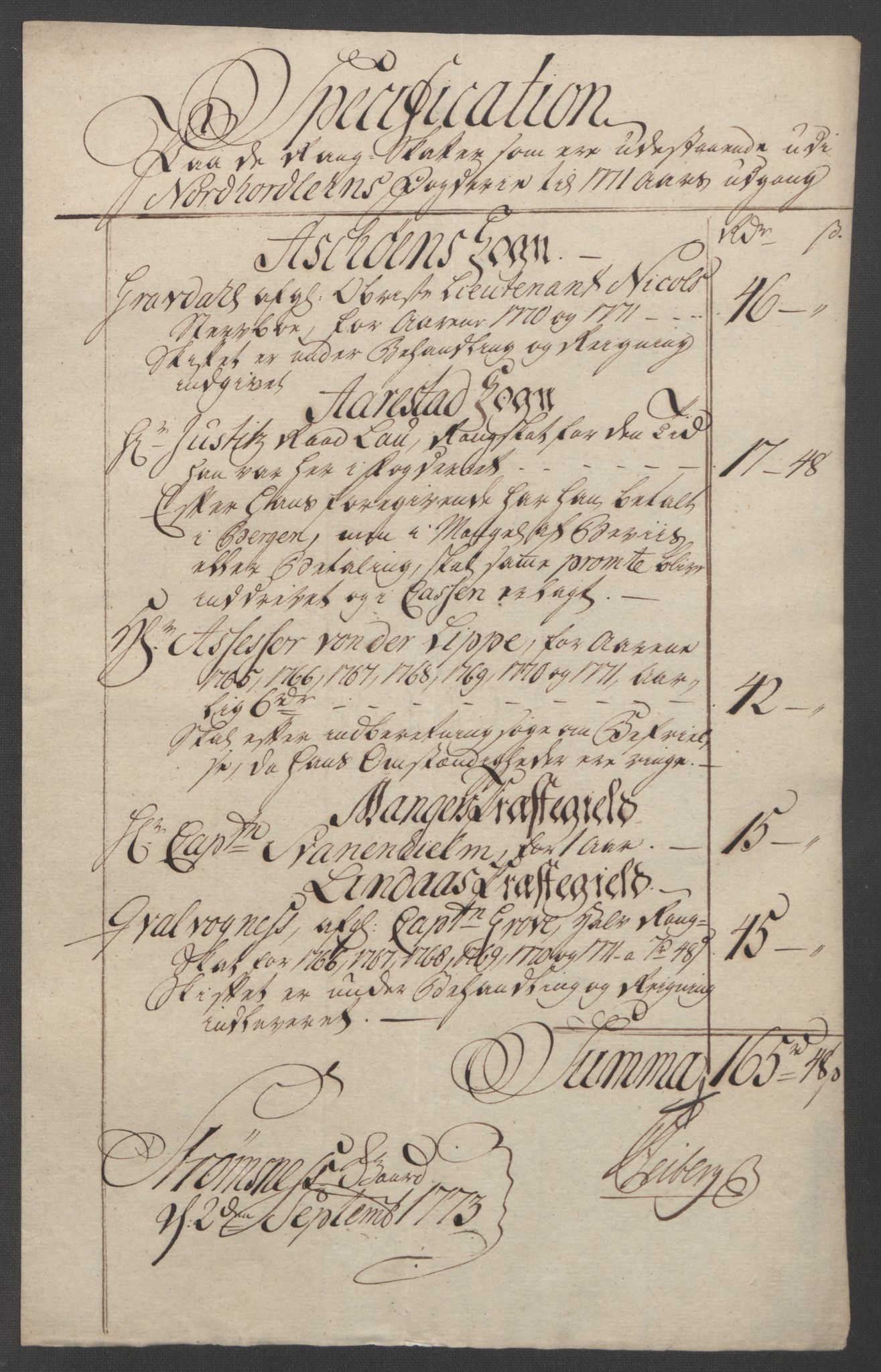 Rentekammeret inntil 1814, Reviderte regnskaper, Fogderegnskap, AV/RA-EA-4092/R51/L3303: Ekstraskatten Nordhordland og Voss, 1762-1772, p. 704