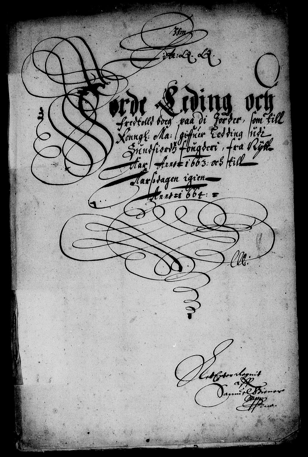 Rentekammeret inntil 1814, Reviderte regnskaper, Stiftamtstueregnskaper, Bergen stiftamt, RA/EA-6043/R/Rc/L0010: Bergen stiftamt, 1661-1663