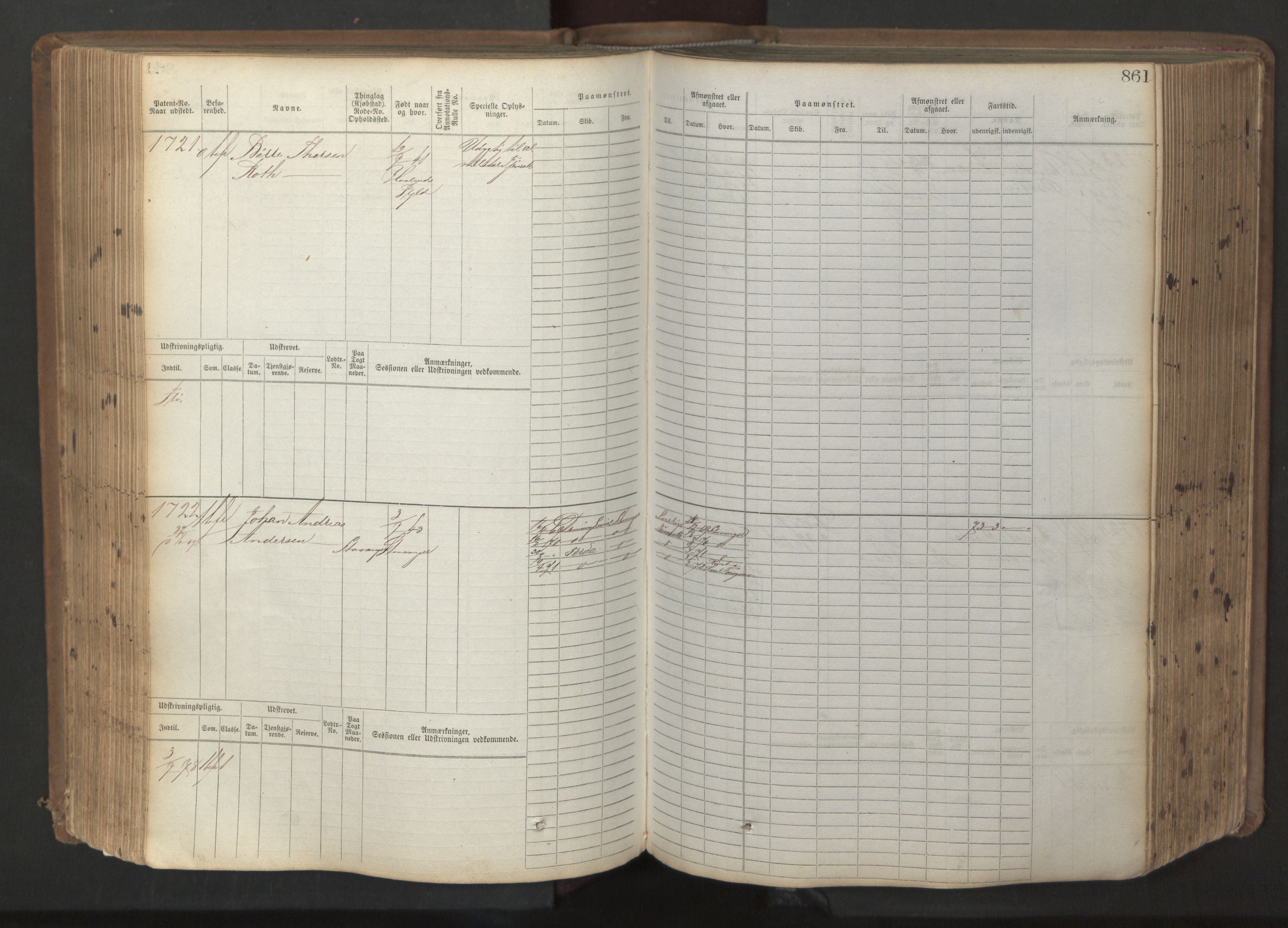 Stavanger sjømannskontor, AV/SAST-A-102006/F/Fb/Fbb/L0017: Sjøfartshovedrulle patnentnr. 1203-2402 (dublett), 1869, p. 264