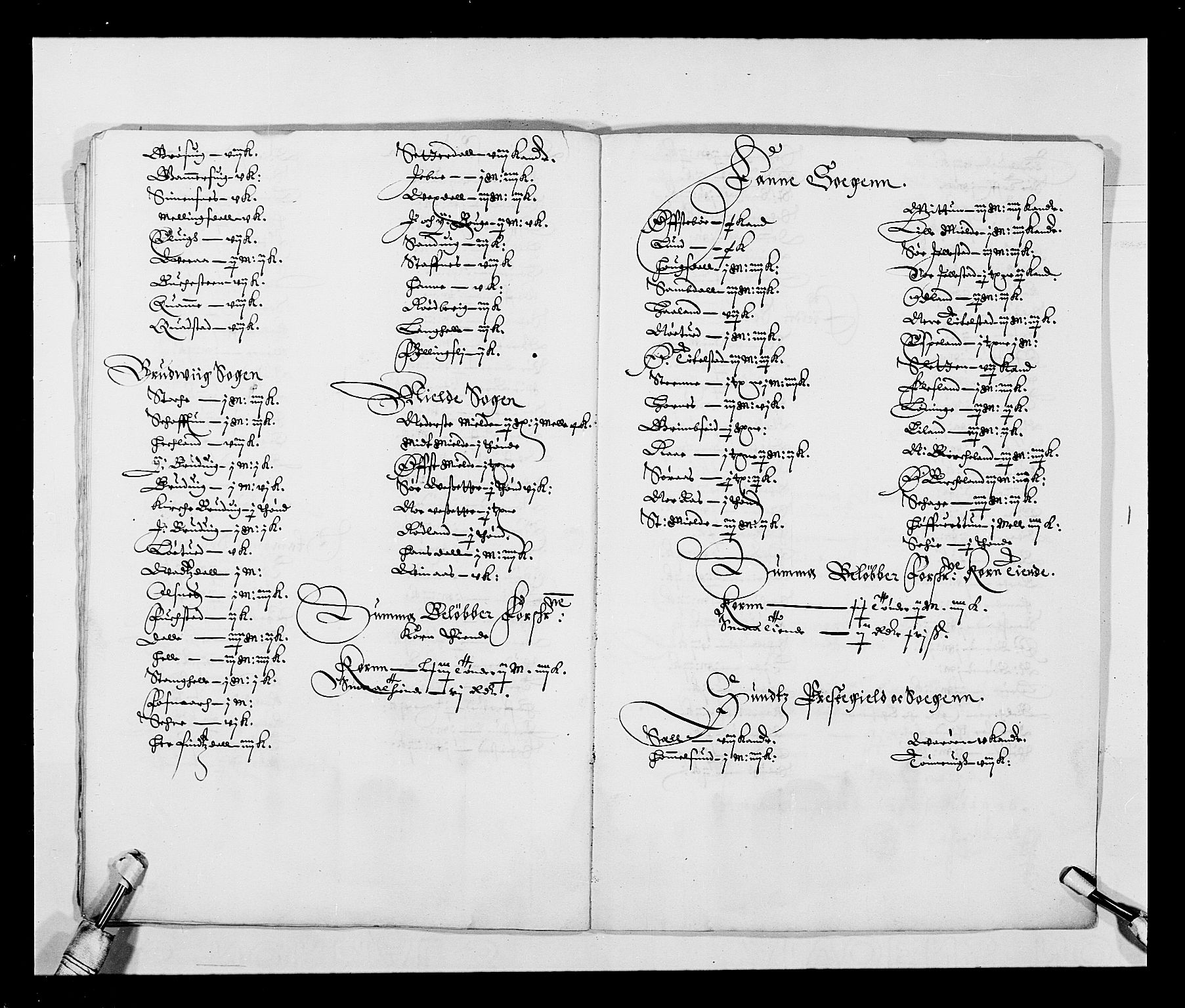 Stattholderembetet 1572-1771, AV/RA-EA-2870/Ek/L0026/0002: Jordebøker 1633-1658: / Tiendelister fra Bergenhus len, 1642-1647, p. 19