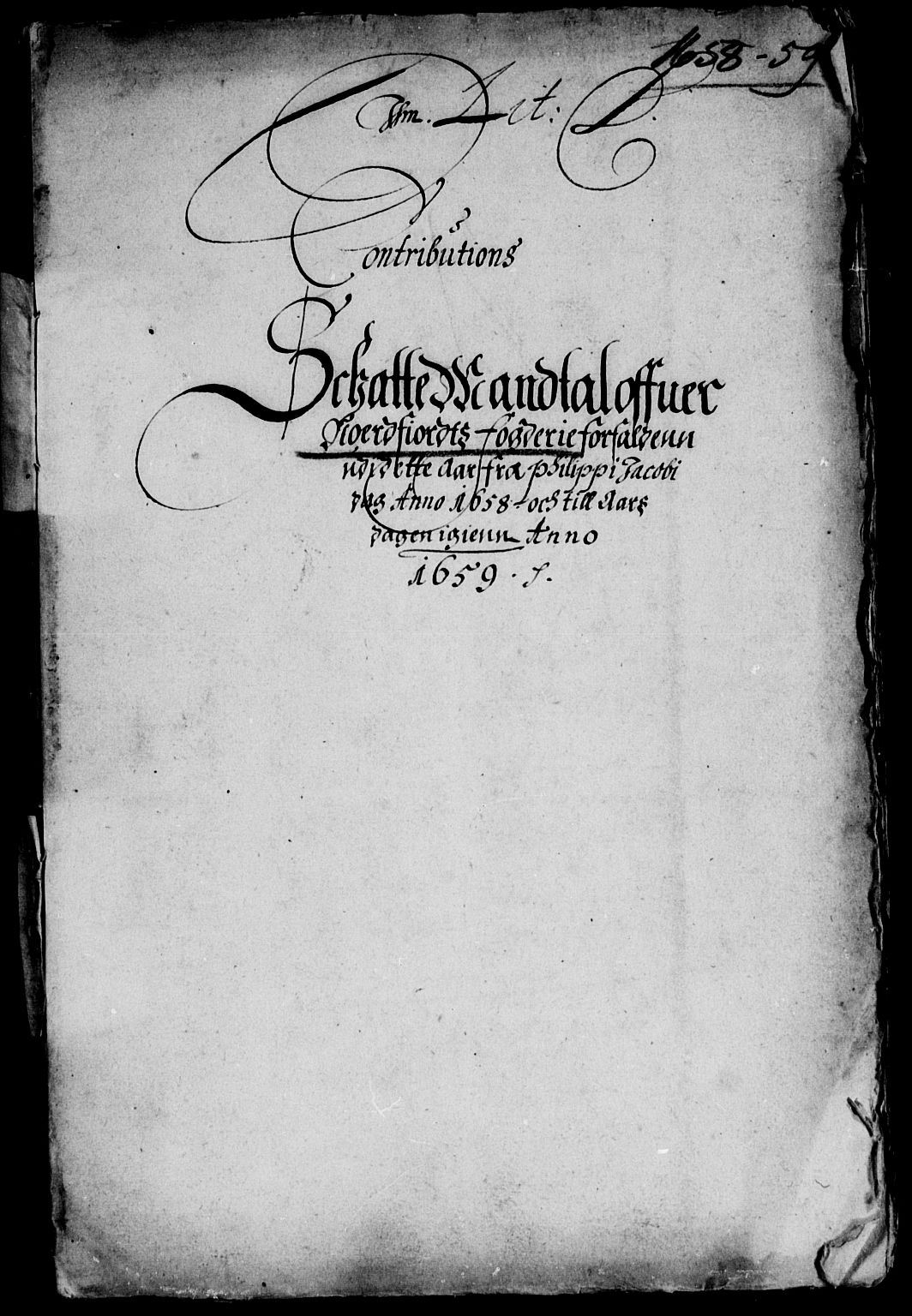 Rentekammeret inntil 1814, Reviderte regnskaper, Lensregnskaper, AV/RA-EA-5023/R/Rb/Rbt/L0143: Bergenhus len, 1658-1659
