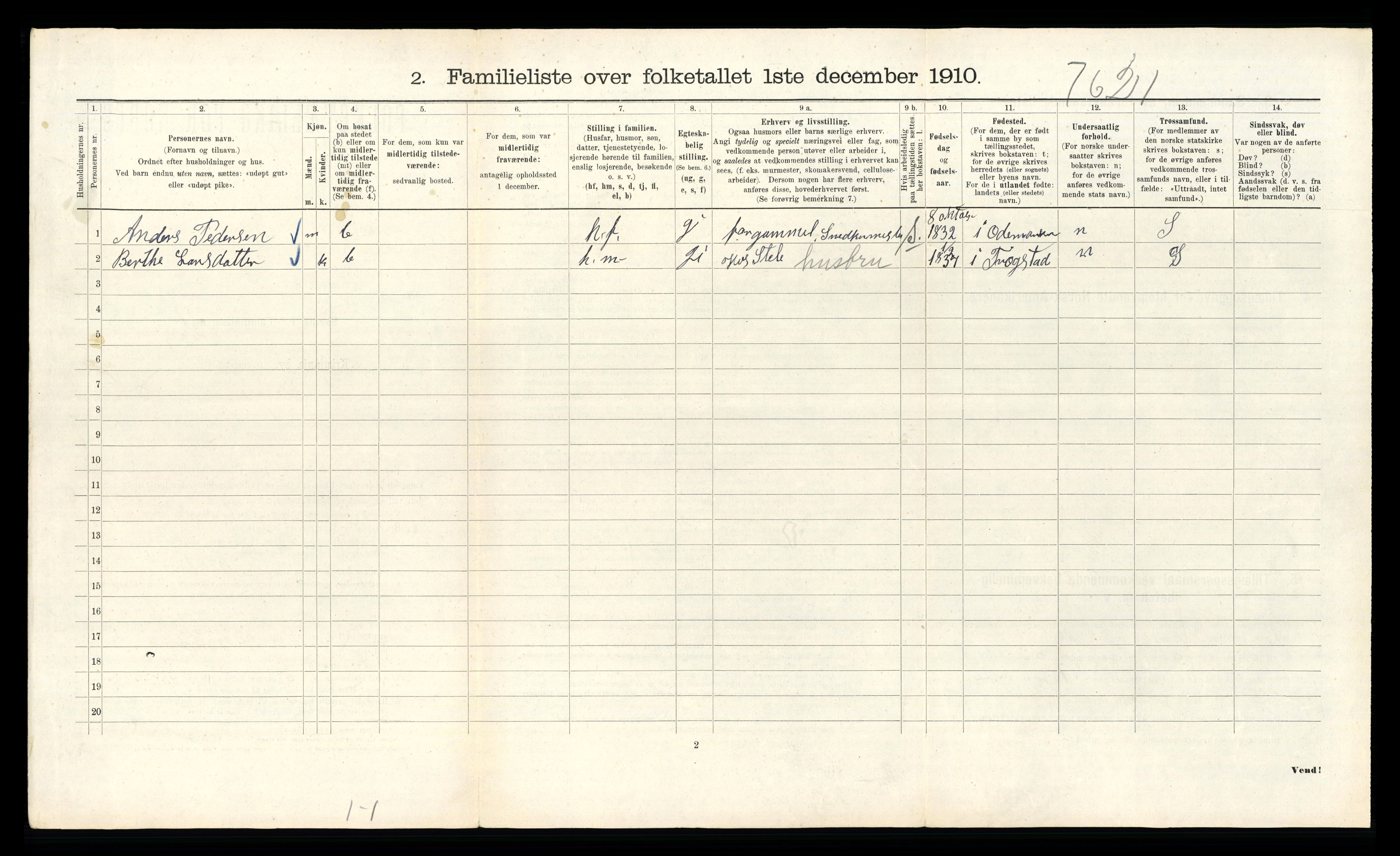 RA, 1910 census for Kristiania, 1910, p. 50746