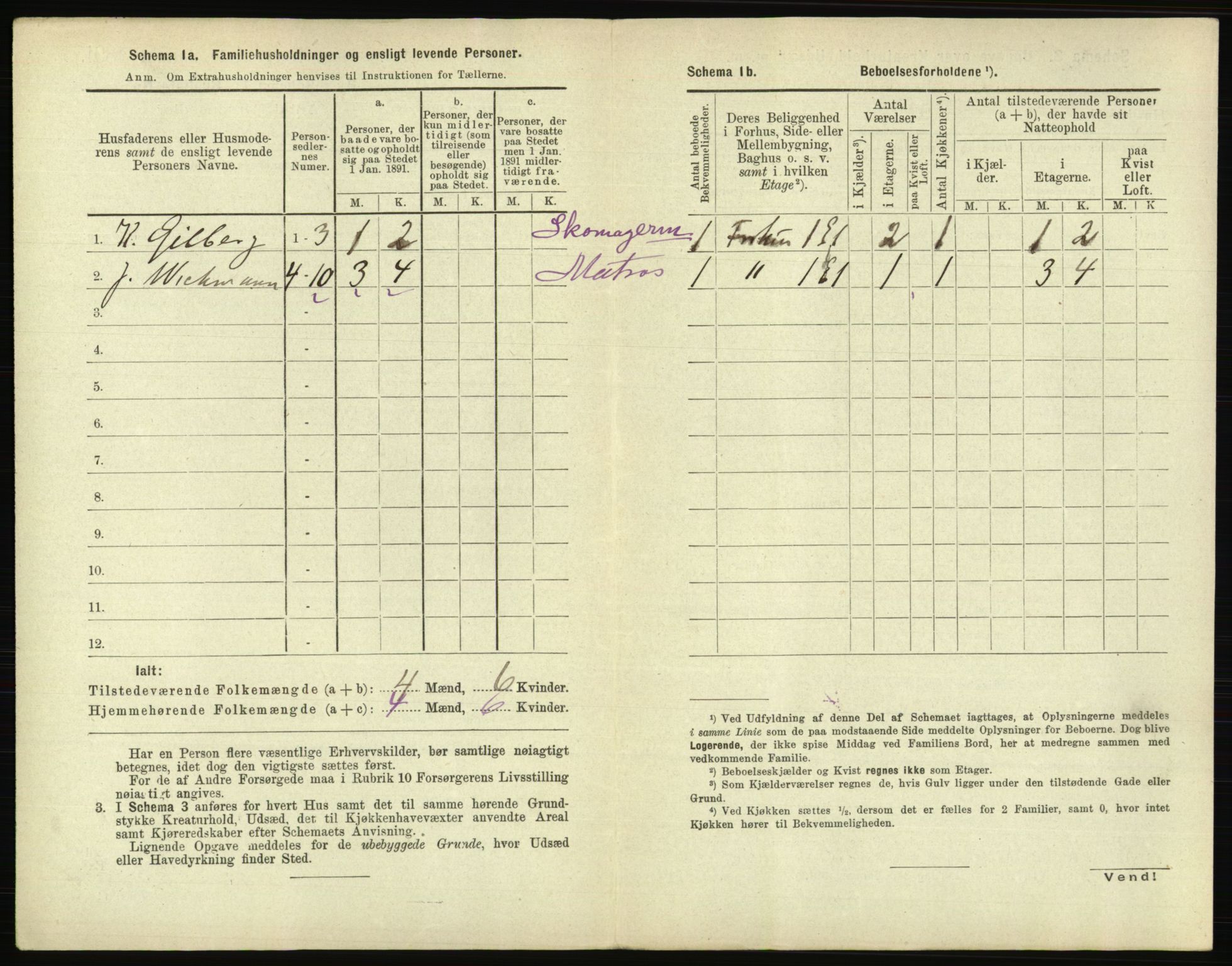 RA, 1891 census for 0104 Moss, 1891, p. 271