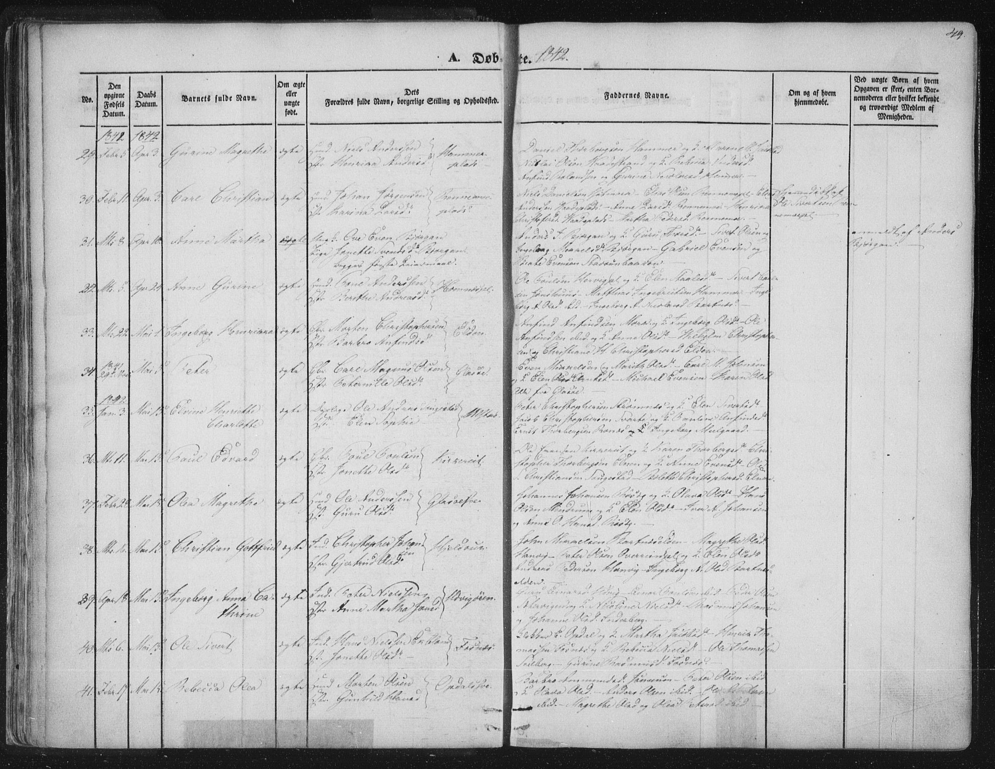 Ministerialprotokoller, klokkerbøker og fødselsregistre - Nord-Trøndelag, SAT/A-1458/741/L0392: Parish register (official) no. 741A06, 1836-1848, p. 49
