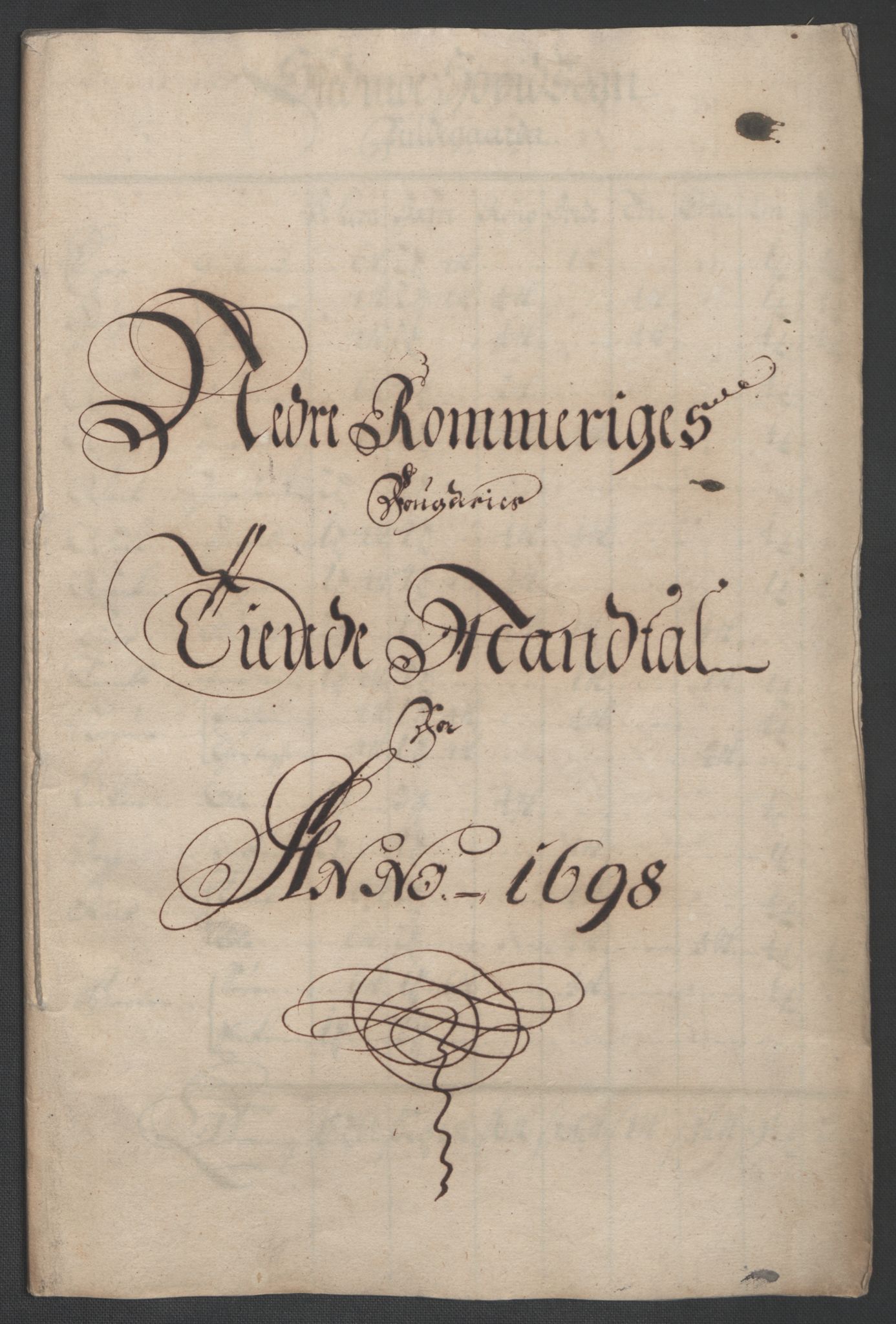 Rentekammeret inntil 1814, Reviderte regnskaper, Fogderegnskap, AV/RA-EA-4092/R11/L0581: Fogderegnskap Nedre Romerike, 1698, p. 39