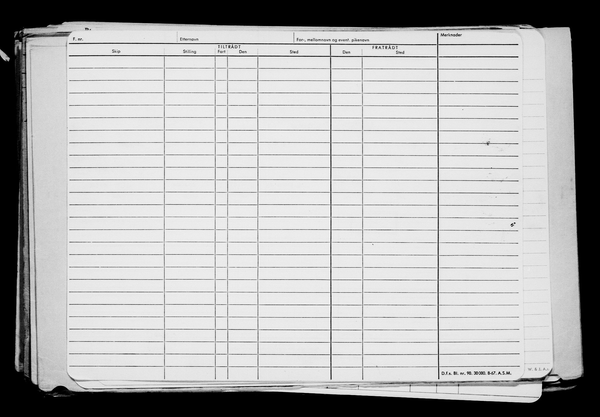 Direktoratet for sjømenn, AV/RA-S-3545/G/Gb/L0226: Hovedkort, 1923-1924, p. 706