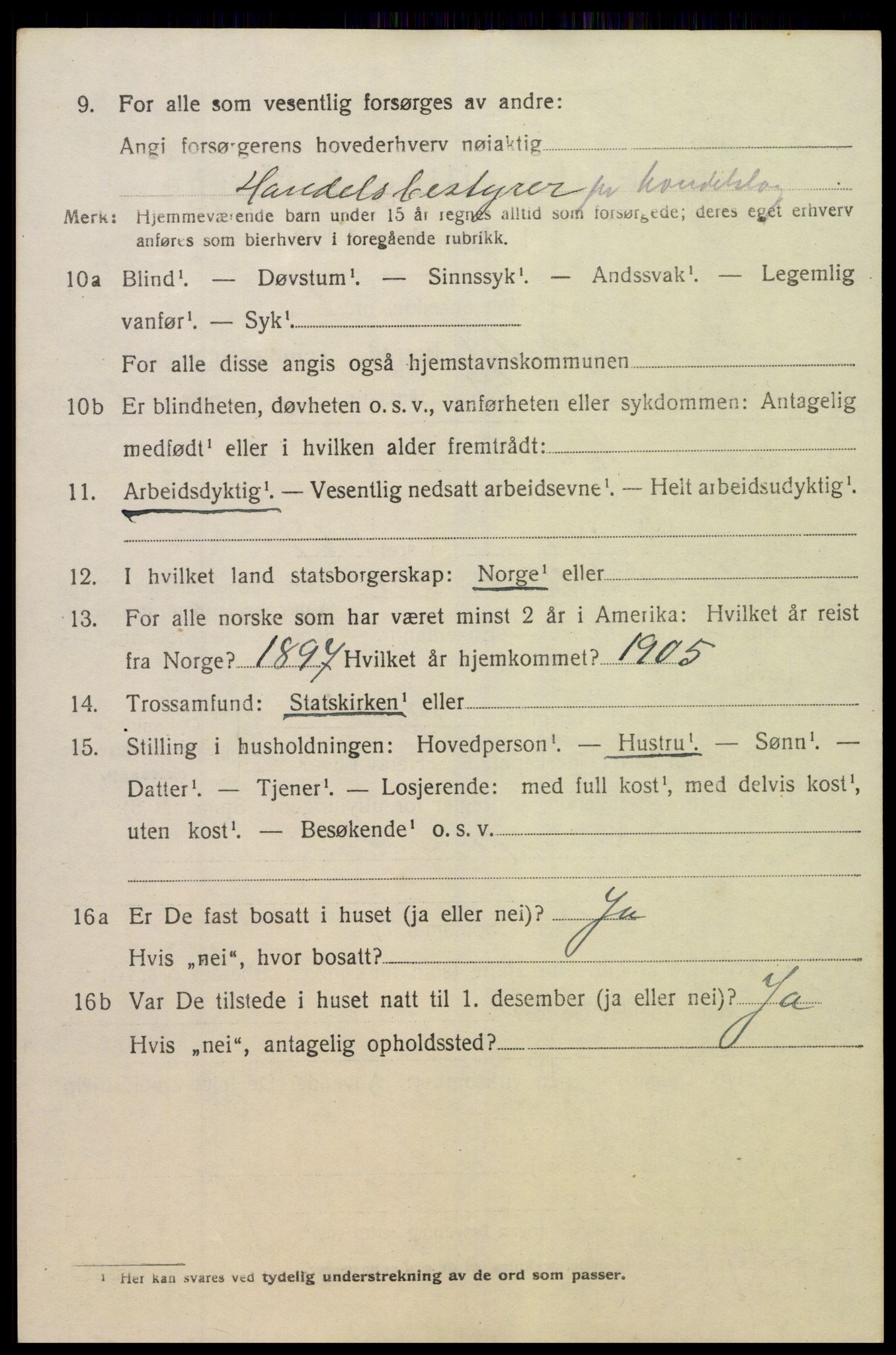 SAK, 1920 census for Sør-Audnedal, 1920, p. 5574