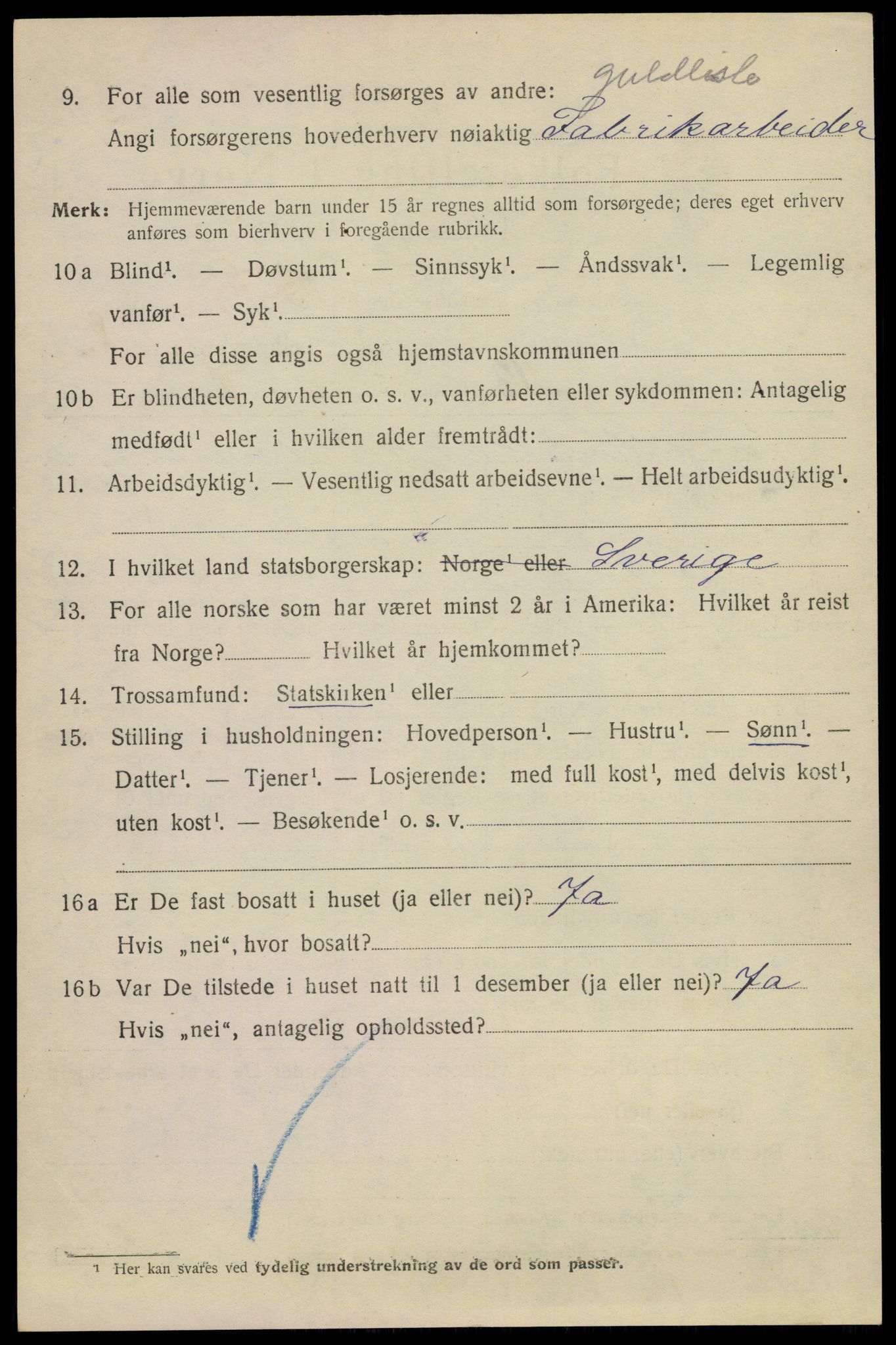 SAKO, 1920 census for Drammen, 1920, p. 53448