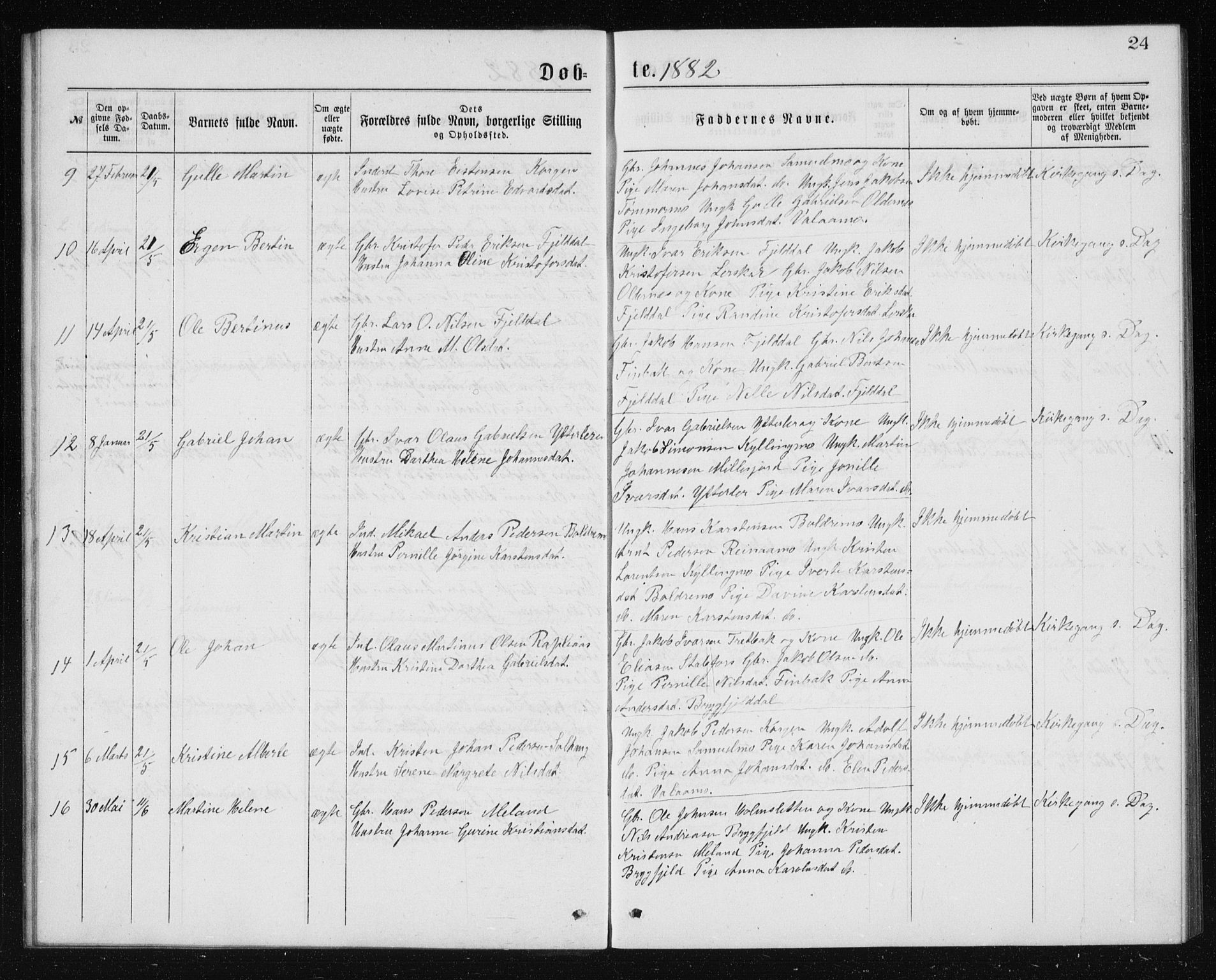 Ministerialprotokoller, klokkerbøker og fødselsregistre - Nordland, AV/SAT-A-1459/826/L0381: Parish register (copy) no. 826C01, 1877-1886, p. 24