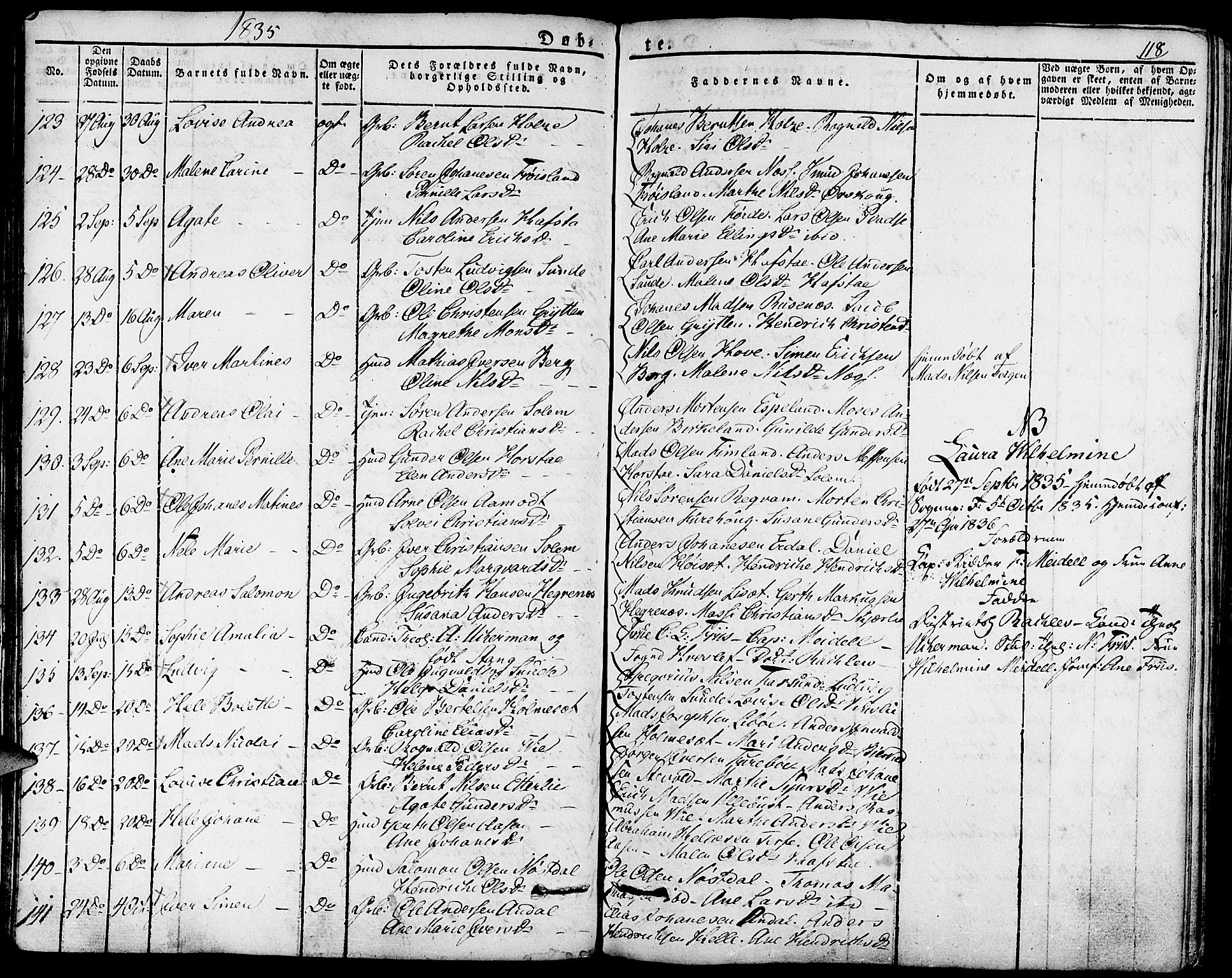 Førde sokneprestembete, SAB/A-79901/H/Haa/Haaa/L0006: Parish register (official) no. A 6, 1821-1842, p. 118