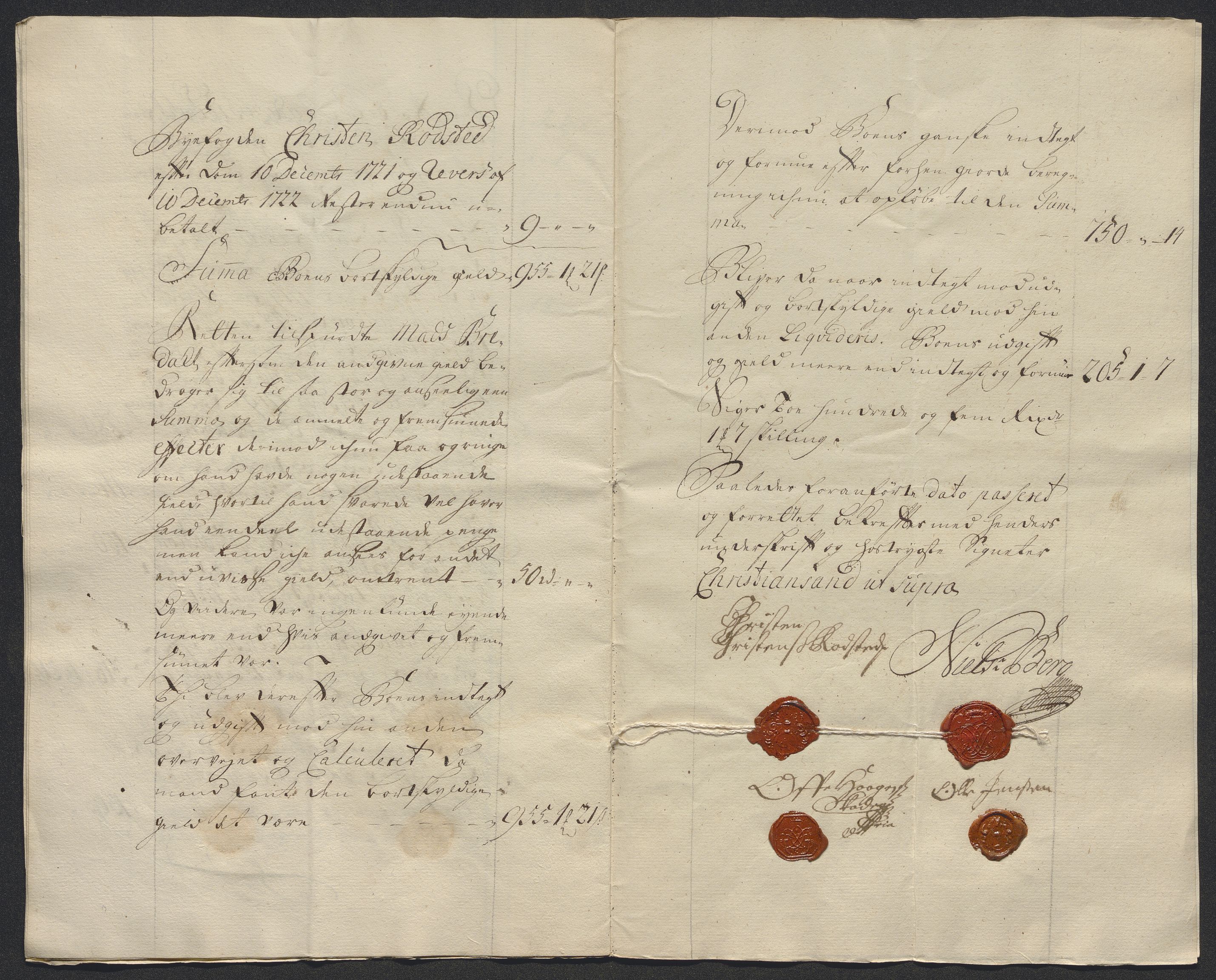 Rentekammeret inntil 1814, Reviderte regnskaper, Byregnskaper, AV/RA-EA-4066/R/Rm/L0286: [M19] Sikt og sakefall, 1719-1727, p. 390