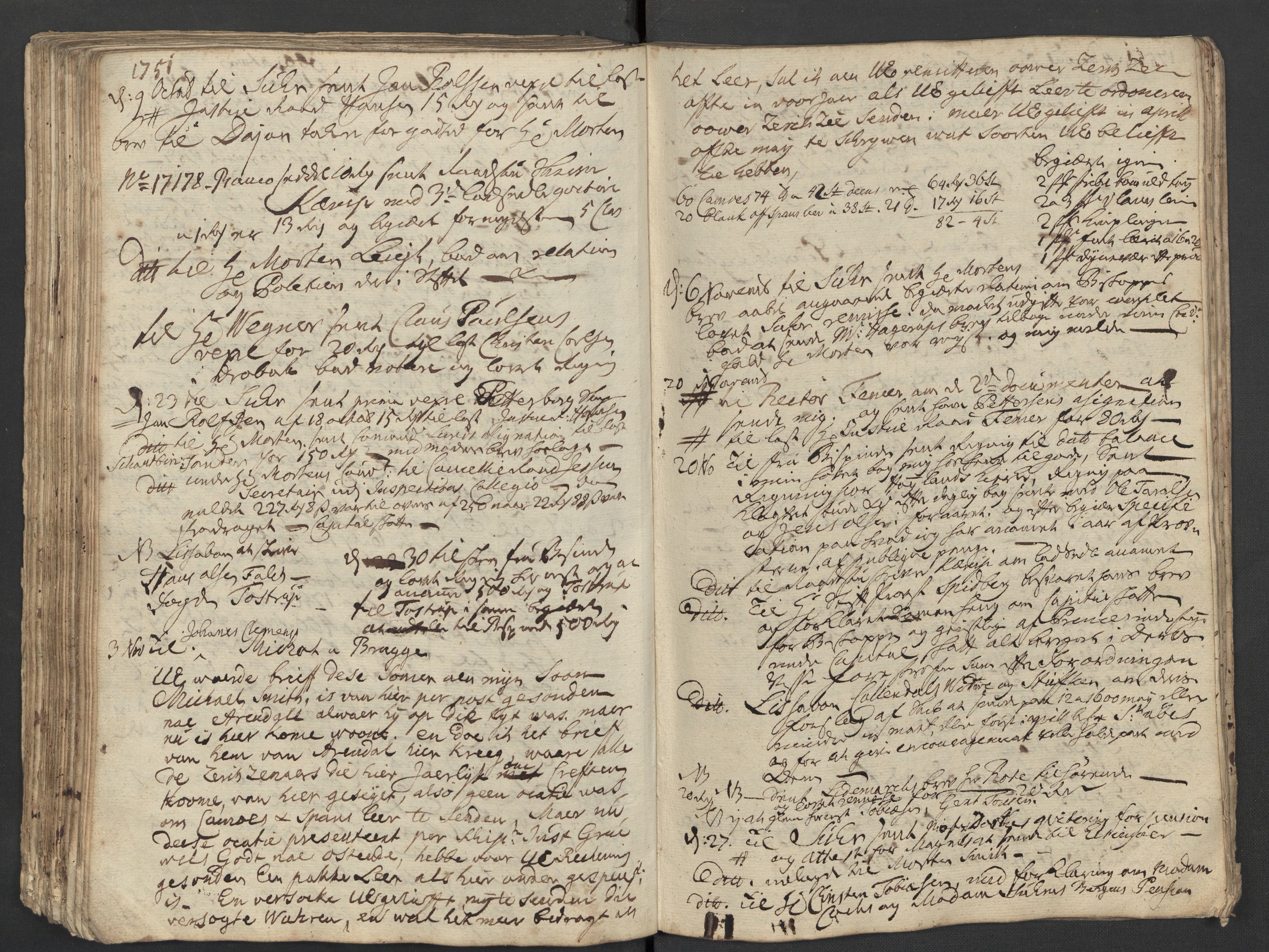 Pa 0119 - Smith, Lauritz Andersen og Lauritz Lauritzen, SAST/A-100231/O/L0001: Kopibøker m.m., 1746-1755, p. 135