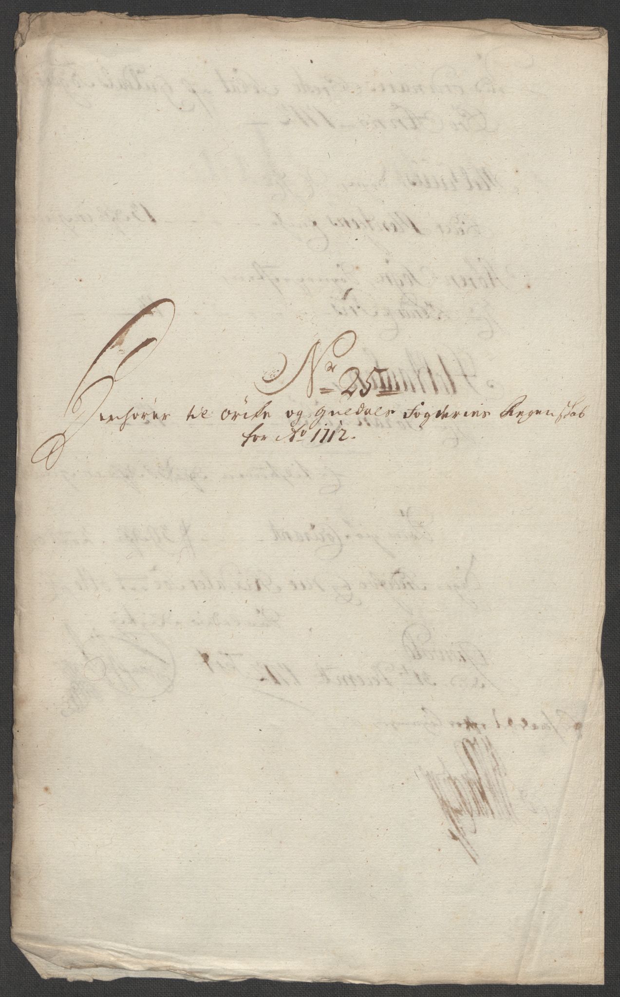 Rentekammeret inntil 1814, Reviderte regnskaper, Fogderegnskap, AV/RA-EA-4092/R60/L3963: Fogderegnskap Orkdal og Gauldal, 1712, p. 277