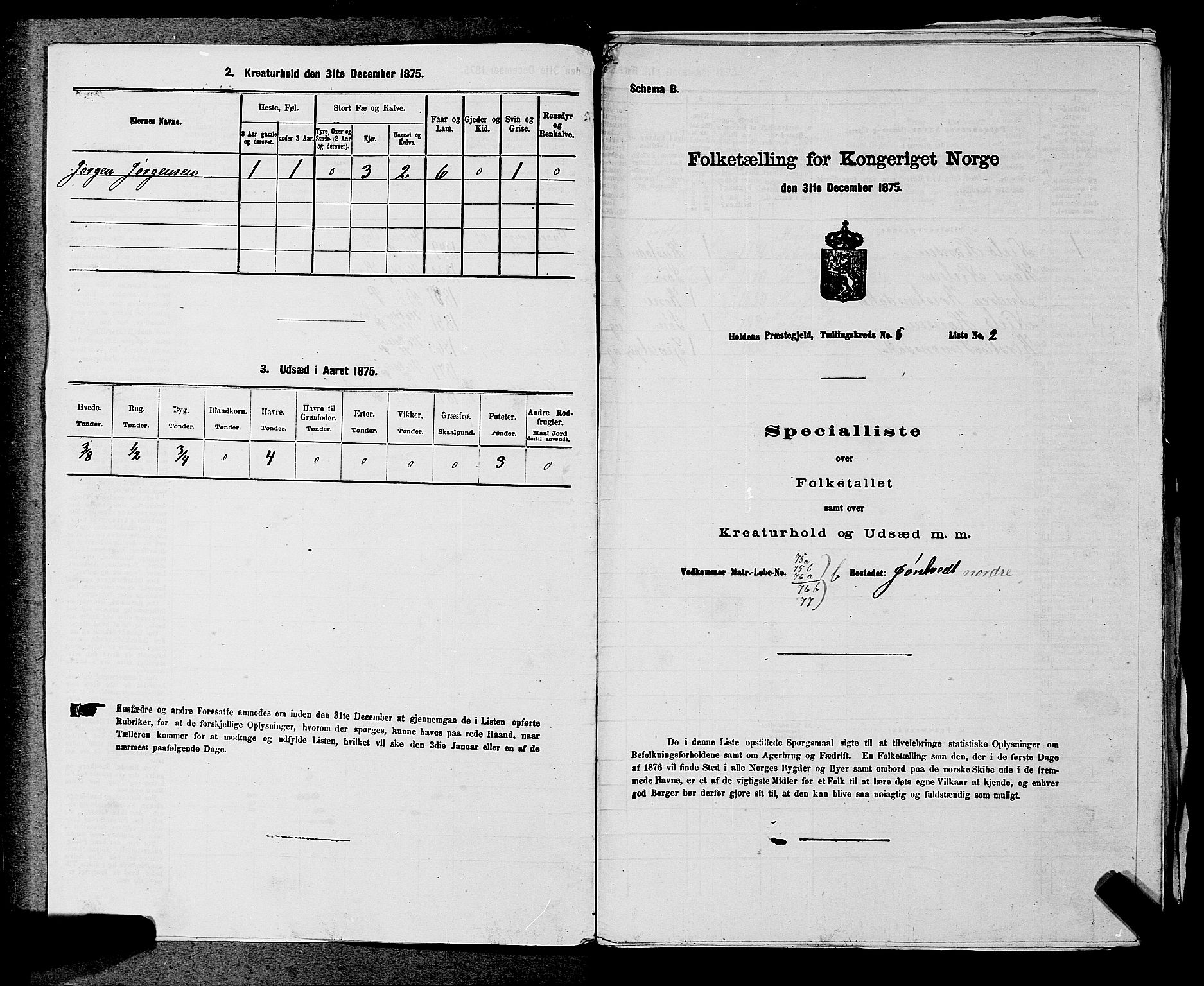 SAKO, 1875 census for 0819P Holla, 1875, p. 608