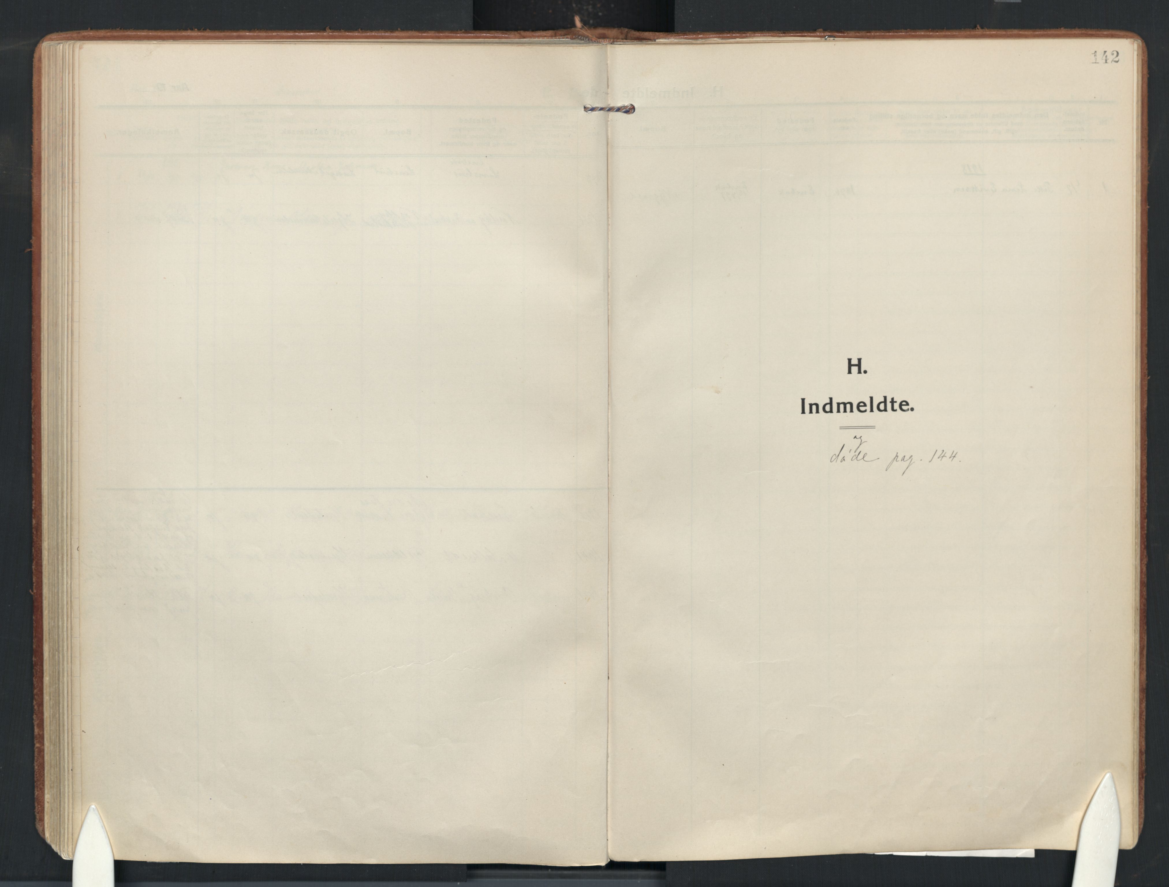 Enebakk prestekontor Kirkebøker, SAO/A-10171c/F/Fa/L0019: Parish register (official) no. I 19, 1912-1935, p. 142