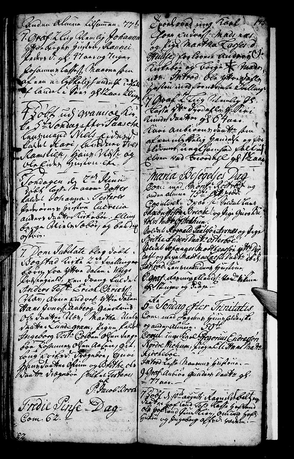 Vik sokneprestembete, AV/SAB-A-81501/H/Haa/Haaa/L0001: Parish register (official) no. A 1 / 3, 1727-1740, p. 145