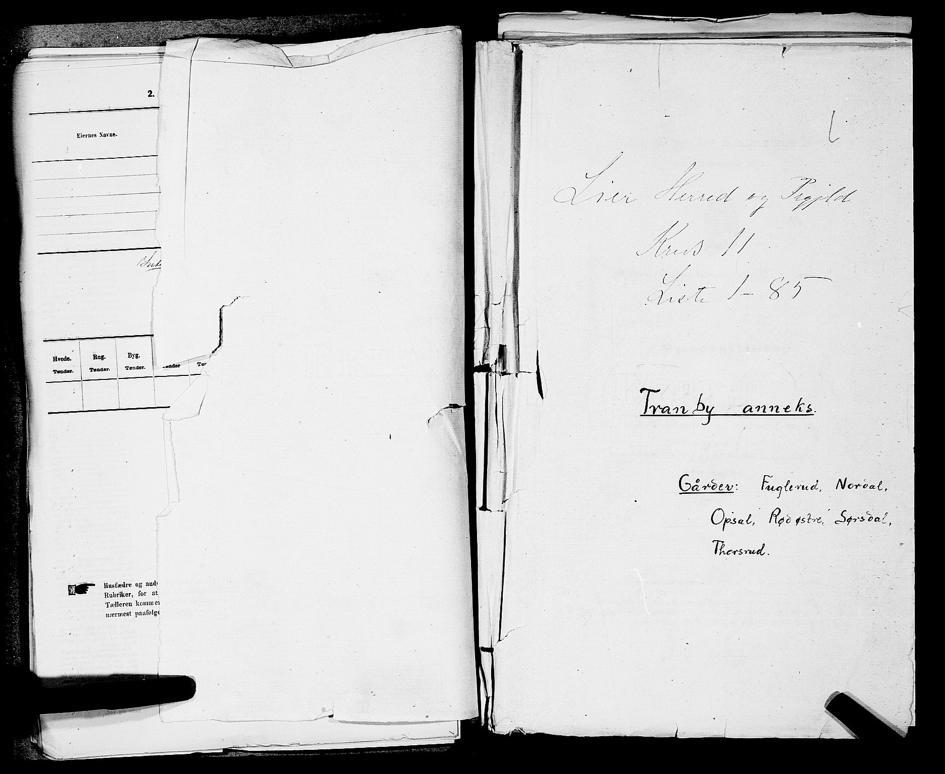 SAKO, 1875 census for 0626P Lier, 1875, p. 1779