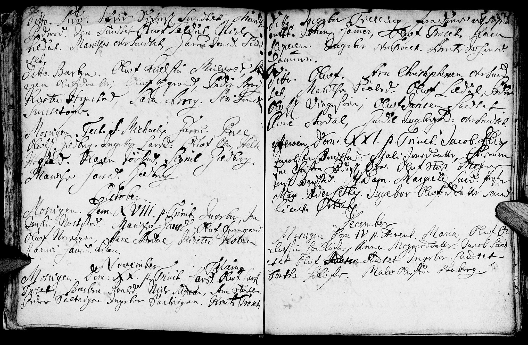 Ministerialprotokoller, klokkerbøker og fødselsregistre - Nord-Trøndelag, SAT/A-1458/722/L0215: Parish register (official) no. 722A02, 1718-1755, p. 27