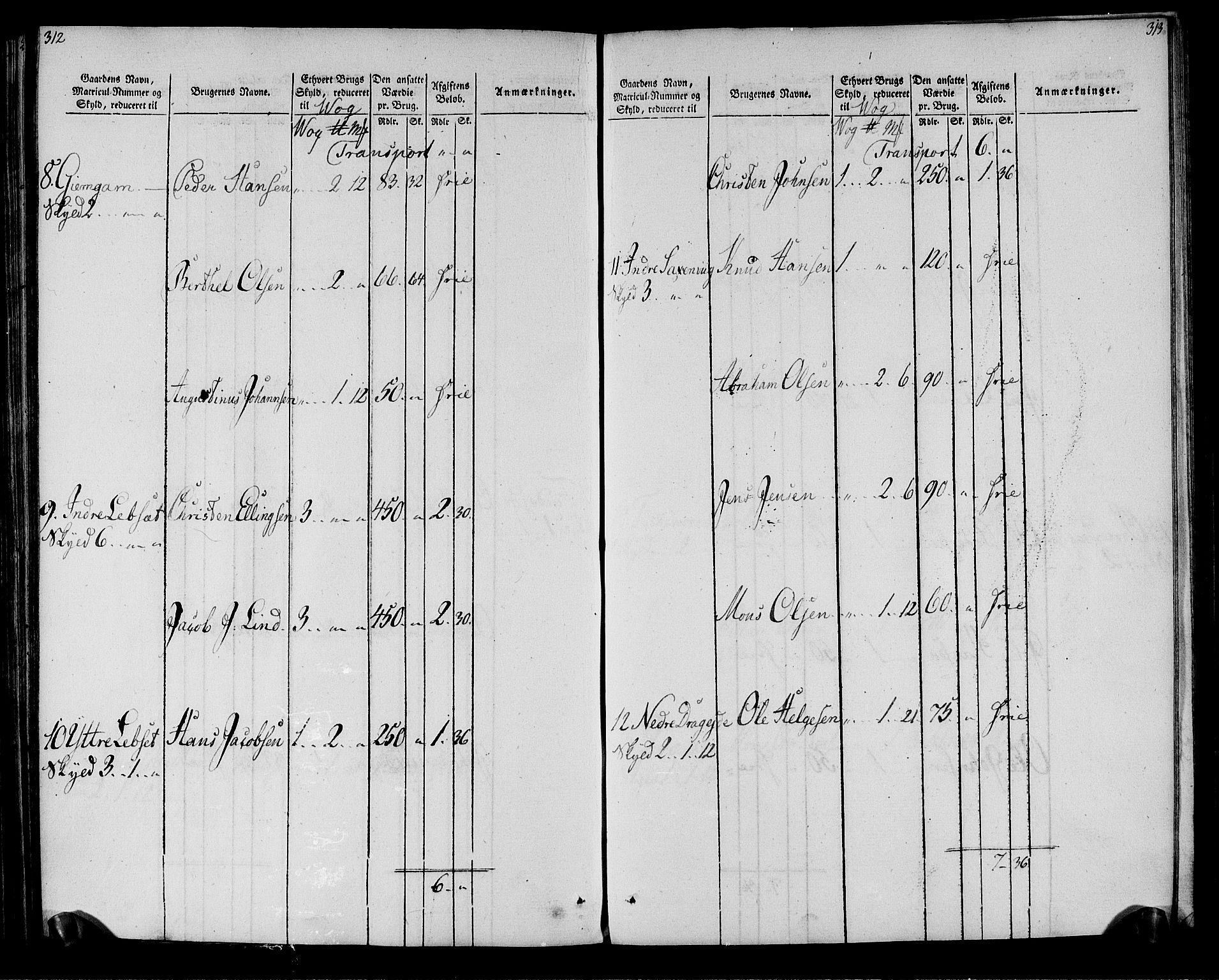 Rentekammeret inntil 1814, Realistisk ordnet avdeling, AV/RA-EA-4070/N/Ne/Nea/L0161: Salten fogderi. Oppebørselsregister, 1803-1804, p. 158