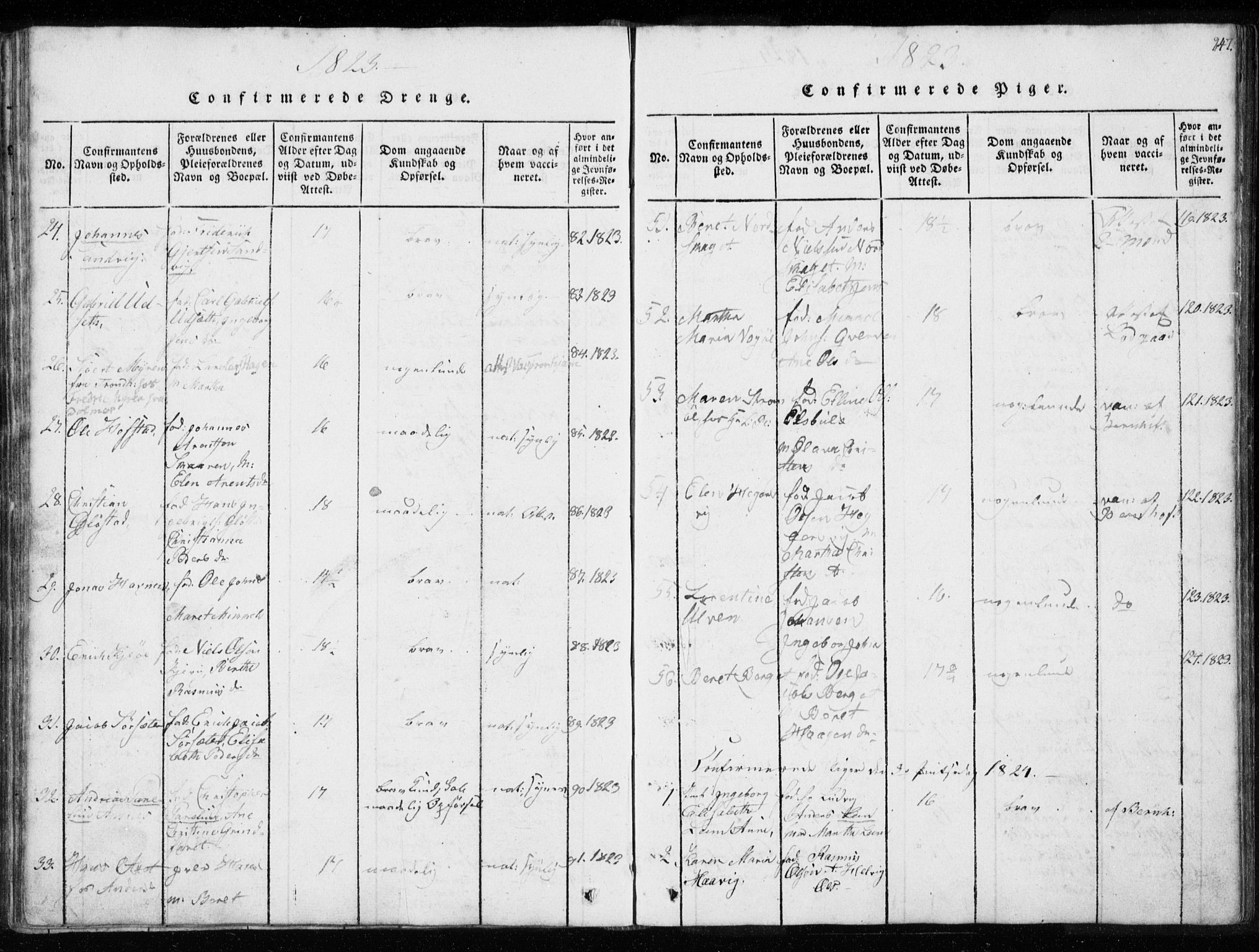 Ministerialprotokoller, klokkerbøker og fødselsregistre - Sør-Trøndelag, SAT/A-1456/634/L0527: Parish register (official) no. 634A03, 1818-1826, p. 247