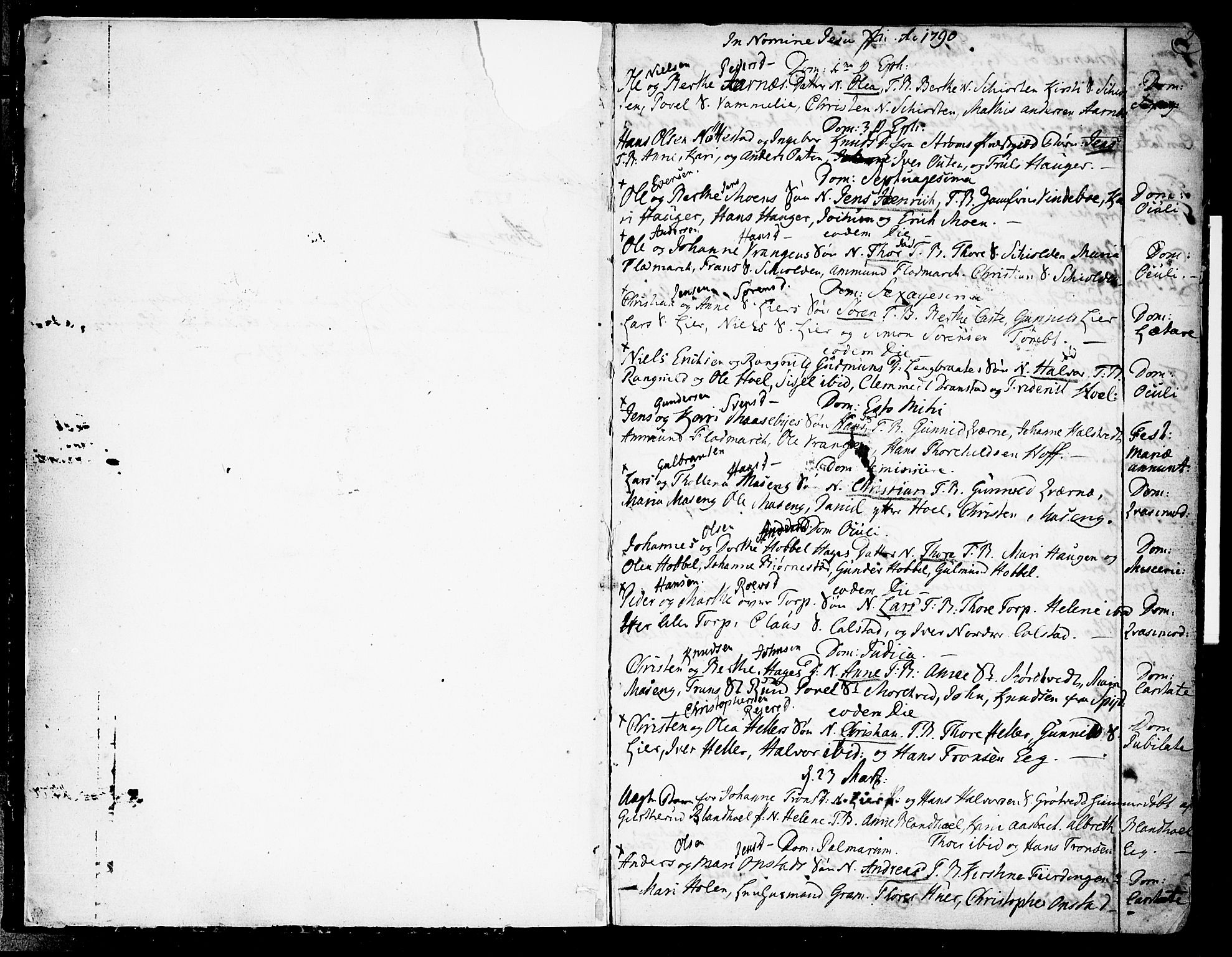 Askim prestekontor Kirkebøker, SAO/A-10900/F/Fa/L0003: Parish register (official) no. 3, 1790-1816, p. 2