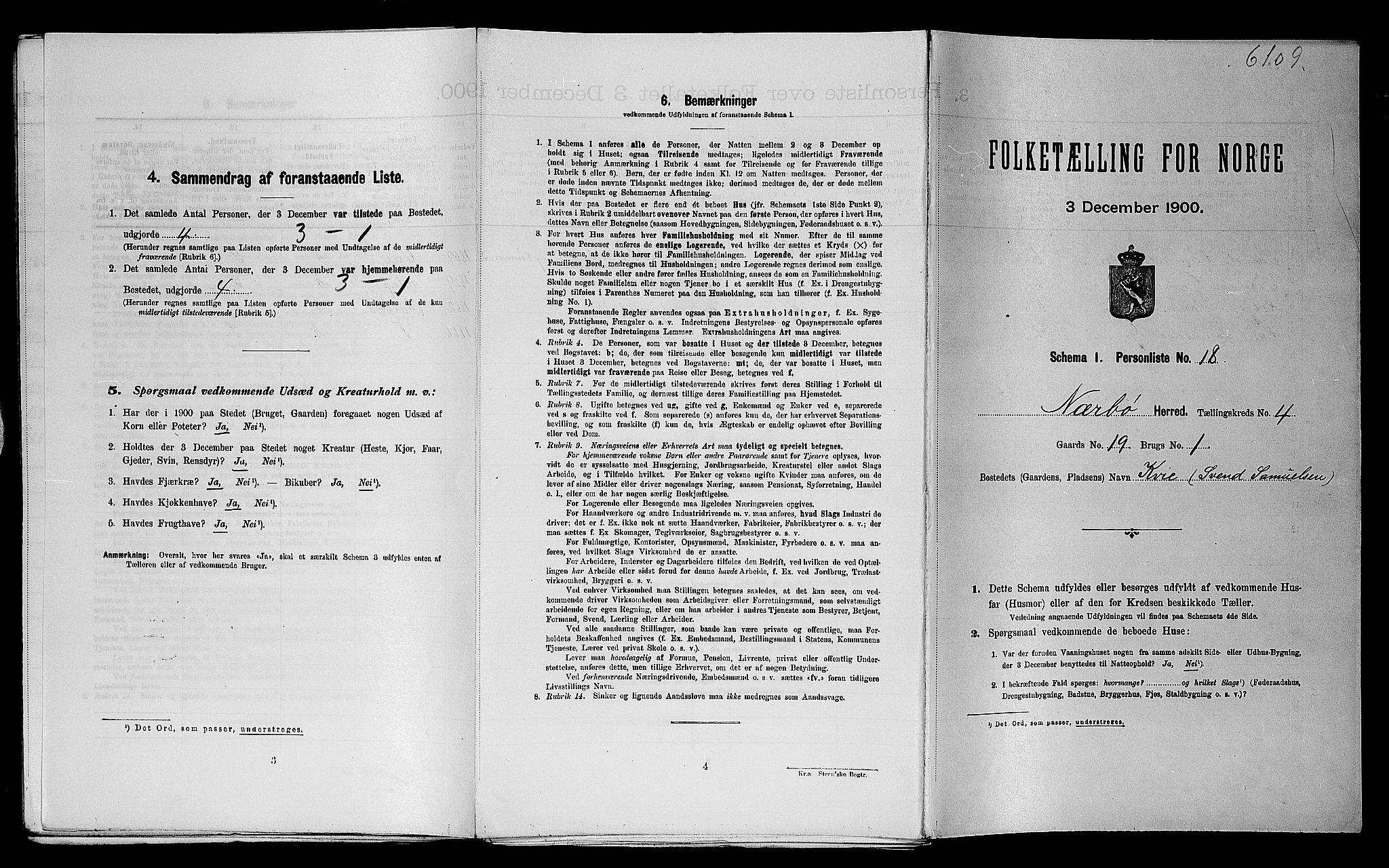 SAST, 1900 census for Nærbø, 1900, p. 355