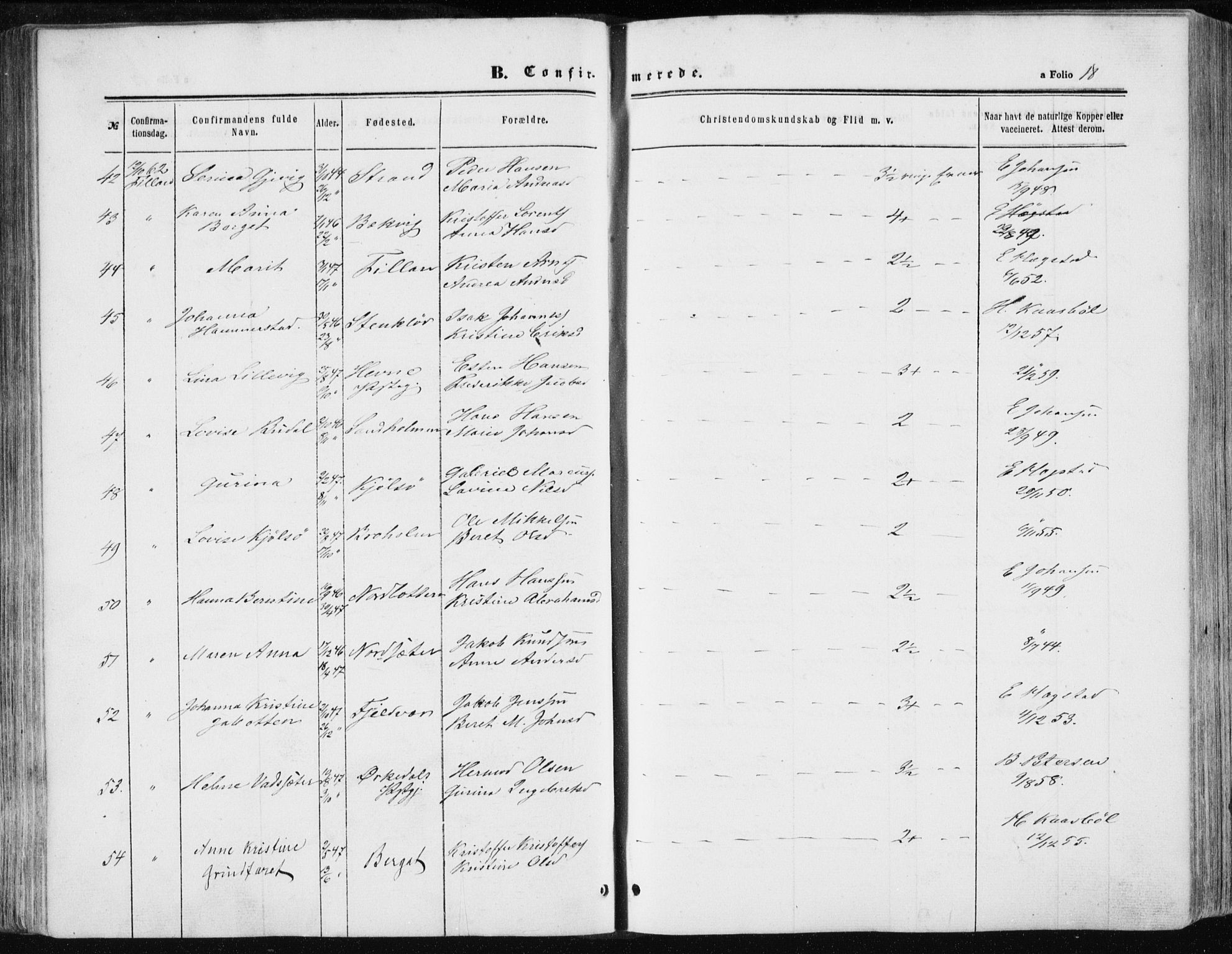 Ministerialprotokoller, klokkerbøker og fødselsregistre - Sør-Trøndelag, AV/SAT-A-1456/634/L0531: Parish register (official) no. 634A07, 1861-1870, p. 18