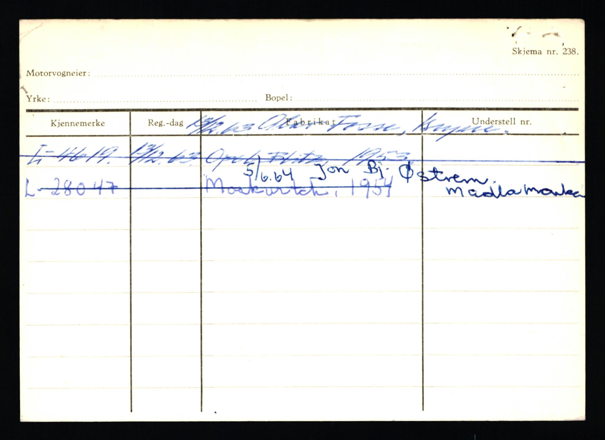 Stavanger trafikkstasjon, AV/SAST-A-101942/0/H/L0044: Øksna - Åmo, 1930-1971, p. 1917