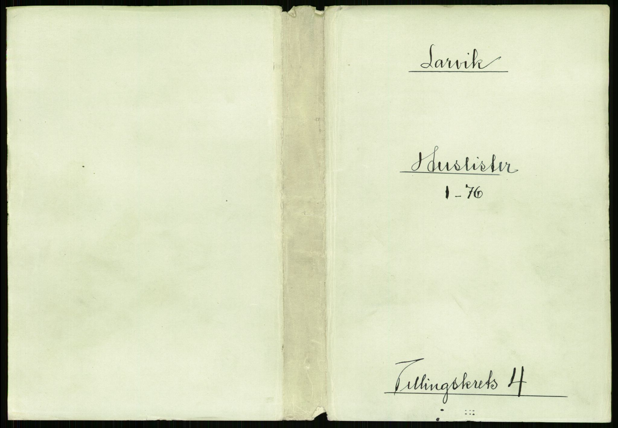 RA, 1891 census for 0707 Larvik, 1891, p. 533