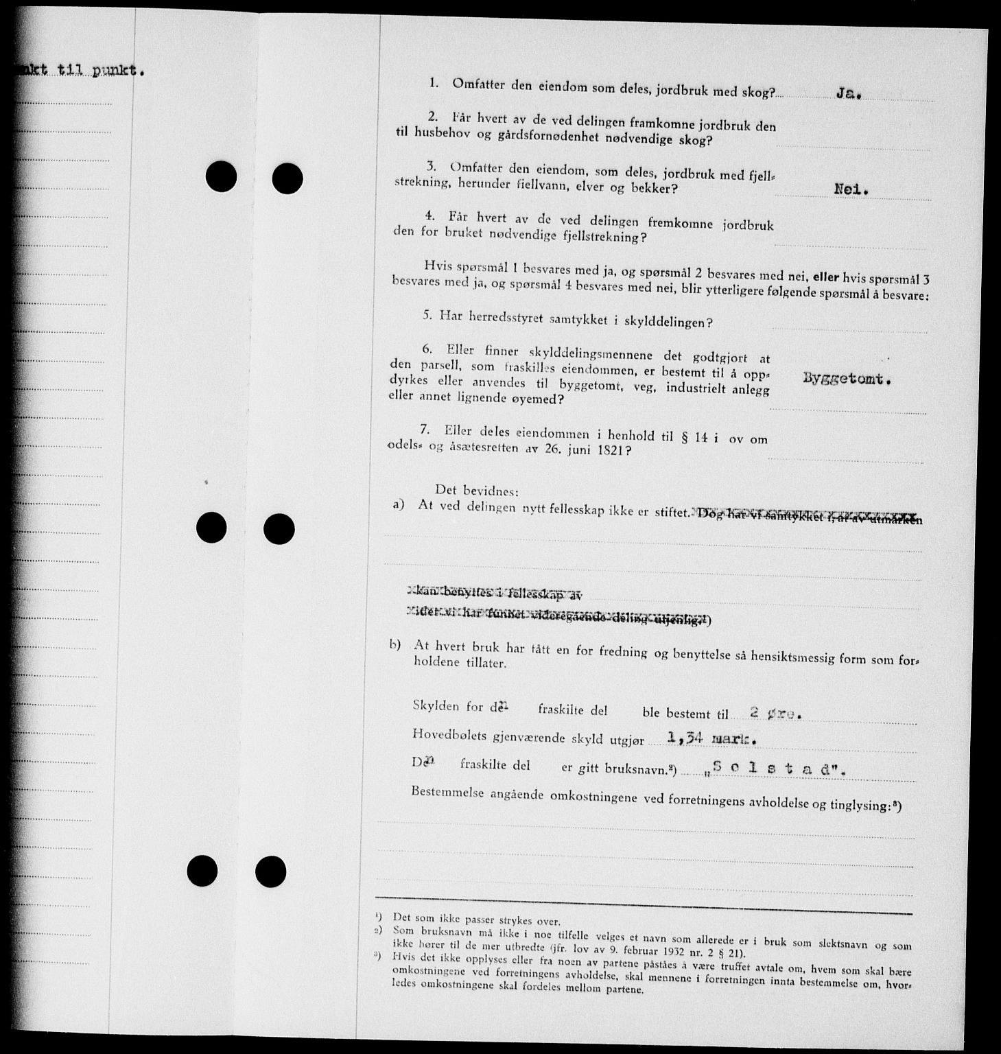 Onsøy sorenskriveri, SAO/A-10474/G/Ga/Gab/L0018: Mortgage book no. II A-18, 1946-1947, Diary no: : 3095/1946