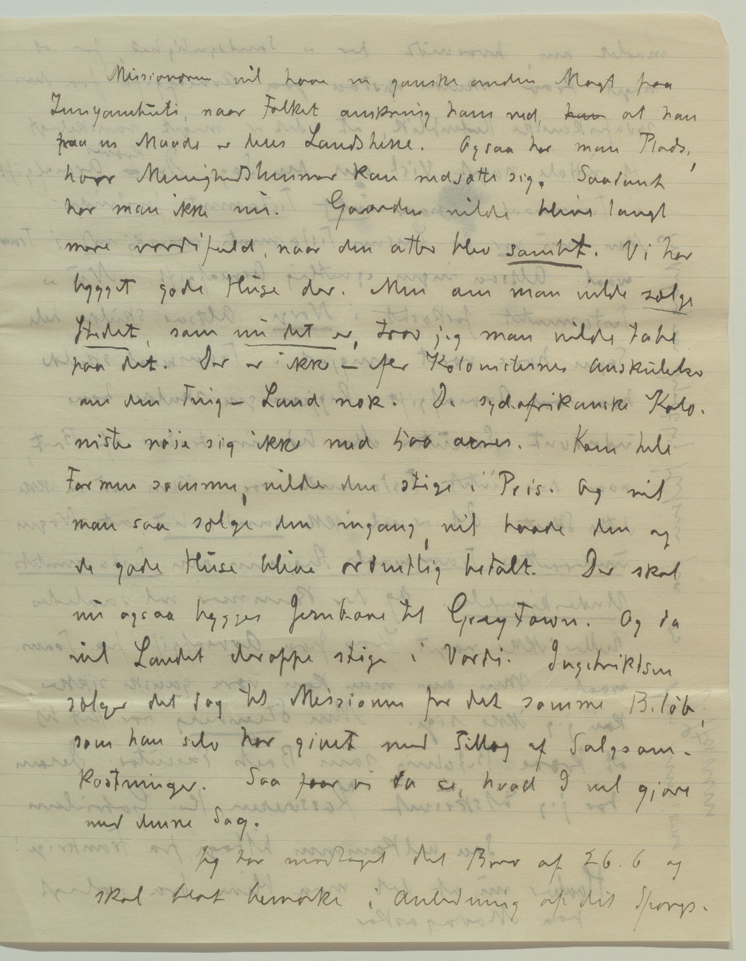 Det Norske Misjonsselskap - hovedadministrasjonen, VID/MA-A-1045/D/Da/Daa/L0041/0013: Konferansereferat og årsberetninger / Konferansereferat fra Sør-Afrika., 1897