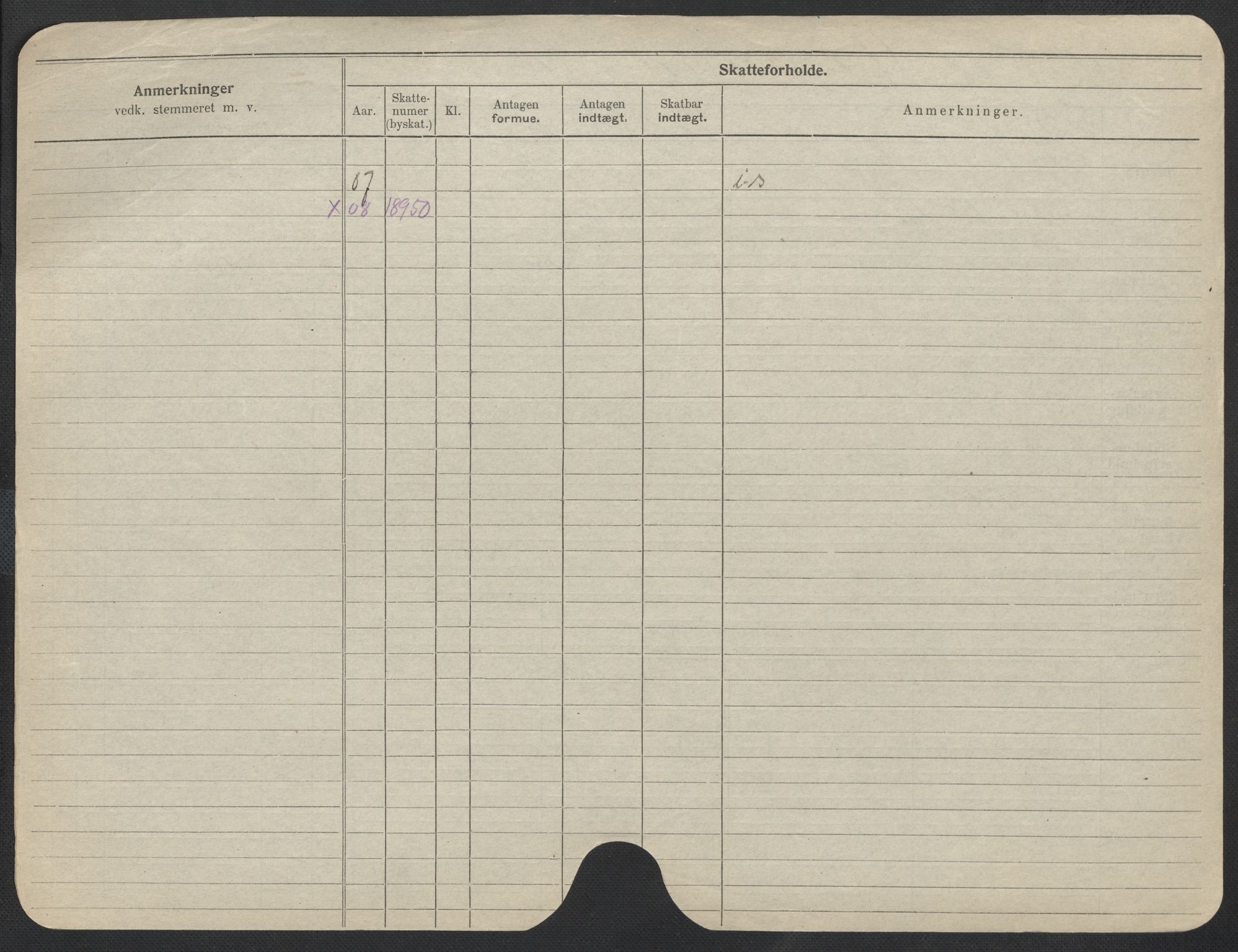 Oslo folkeregister, Registerkort, AV/SAO-A-11715/F/Fa/Fac/L0011: Menn, 1906-1914, p. 1122b