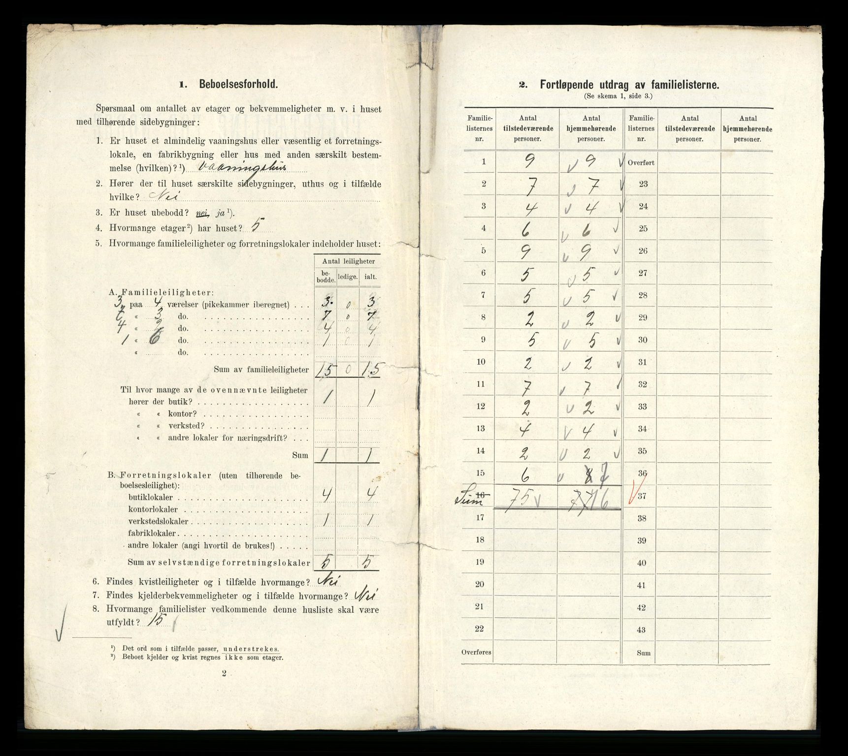 RA, 1910 census for Kristiania, 1910, p. 123280