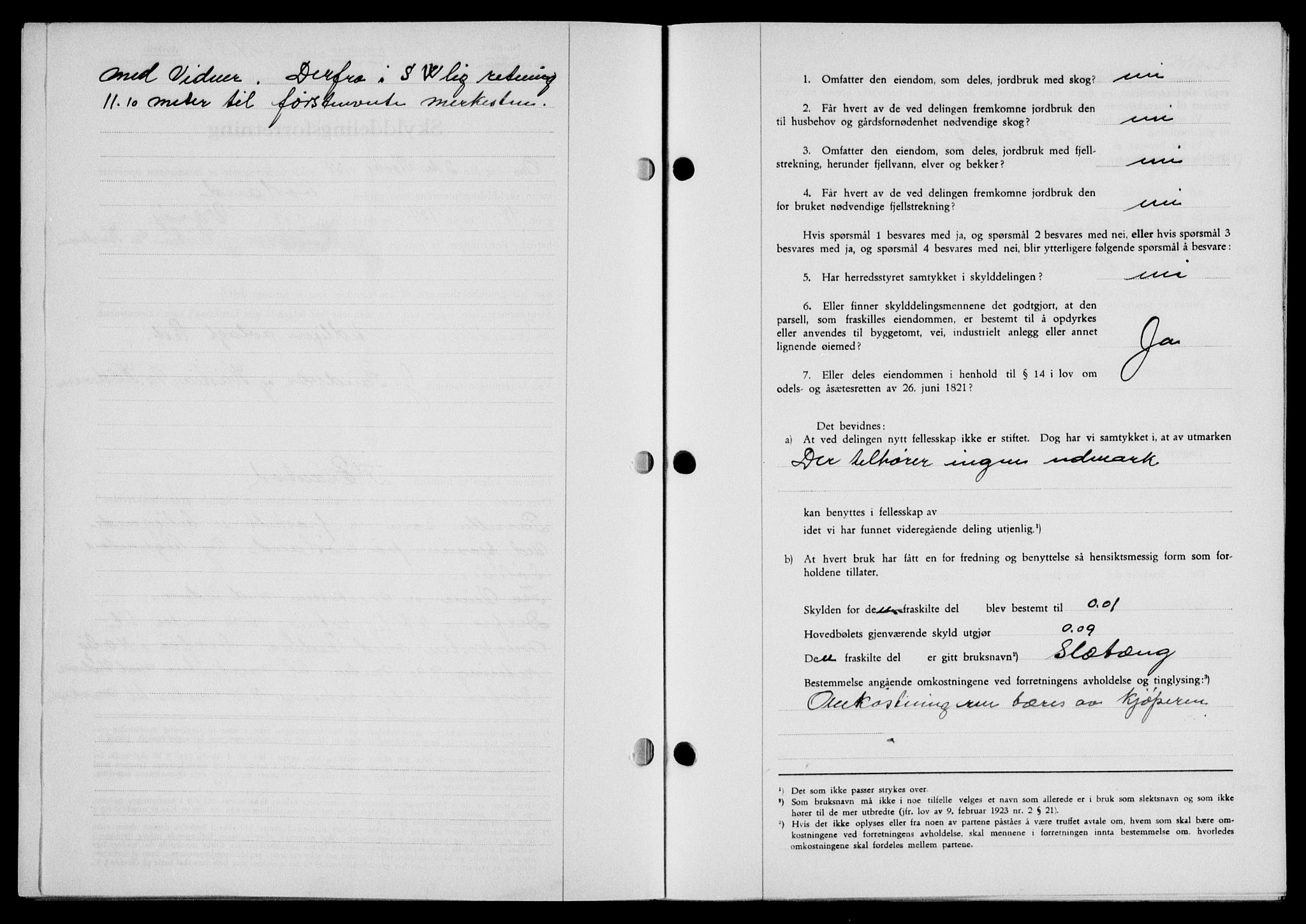 Lofoten sorenskriveri, SAT/A-0017/1/2/2C/L0004a: Mortgage book no. 4a, 1938-1938, Diary no: : 2414/1938