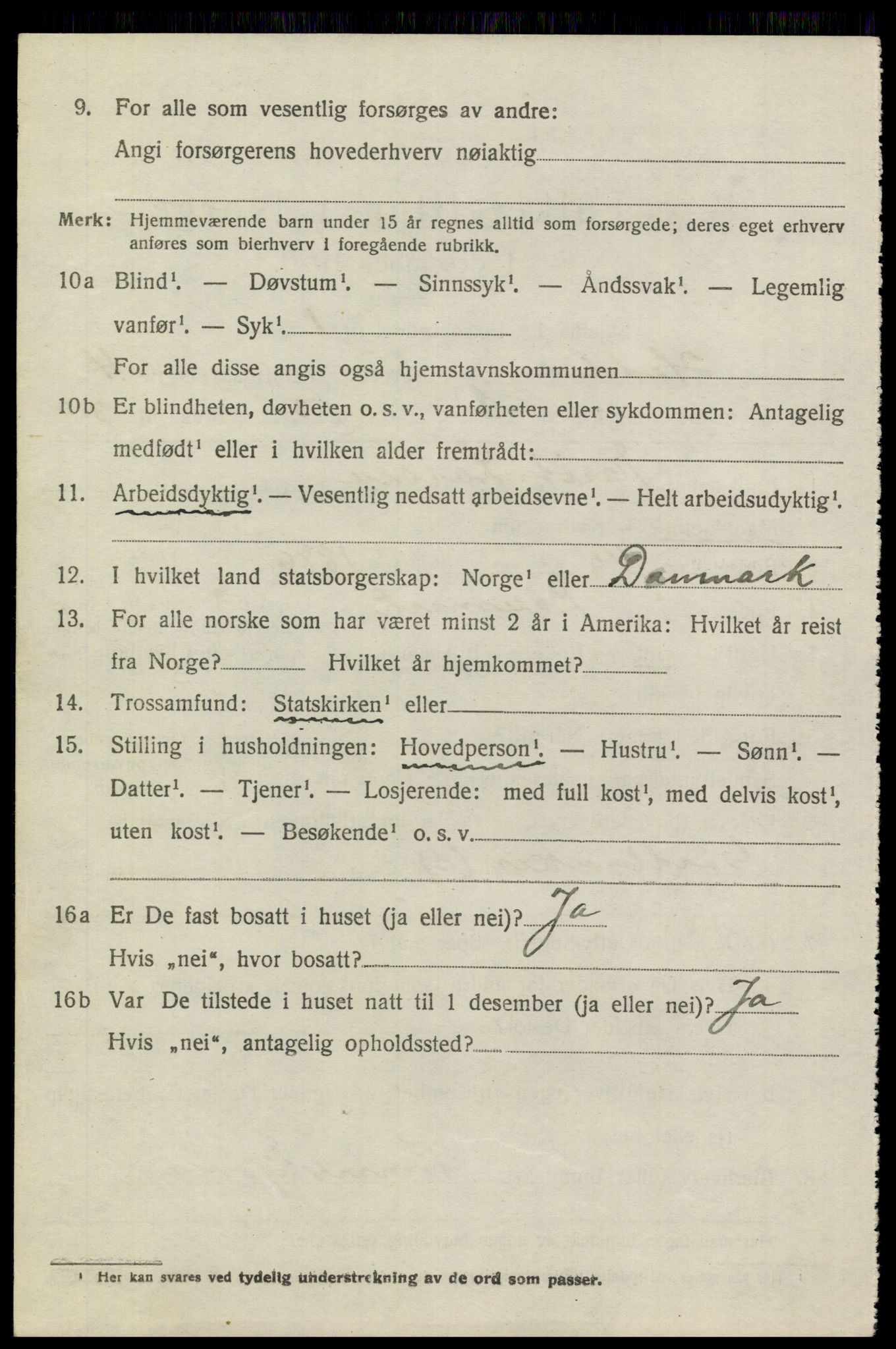 SAKO, 1920 census for Heddal, 1920, p. 4449