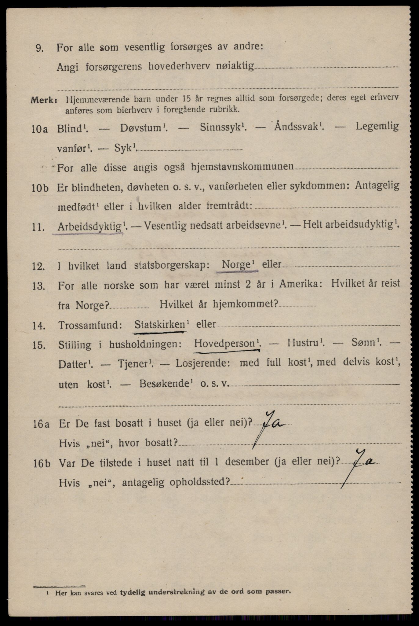 SAST, 1920 census for Haugesund, 1920, p. 37948